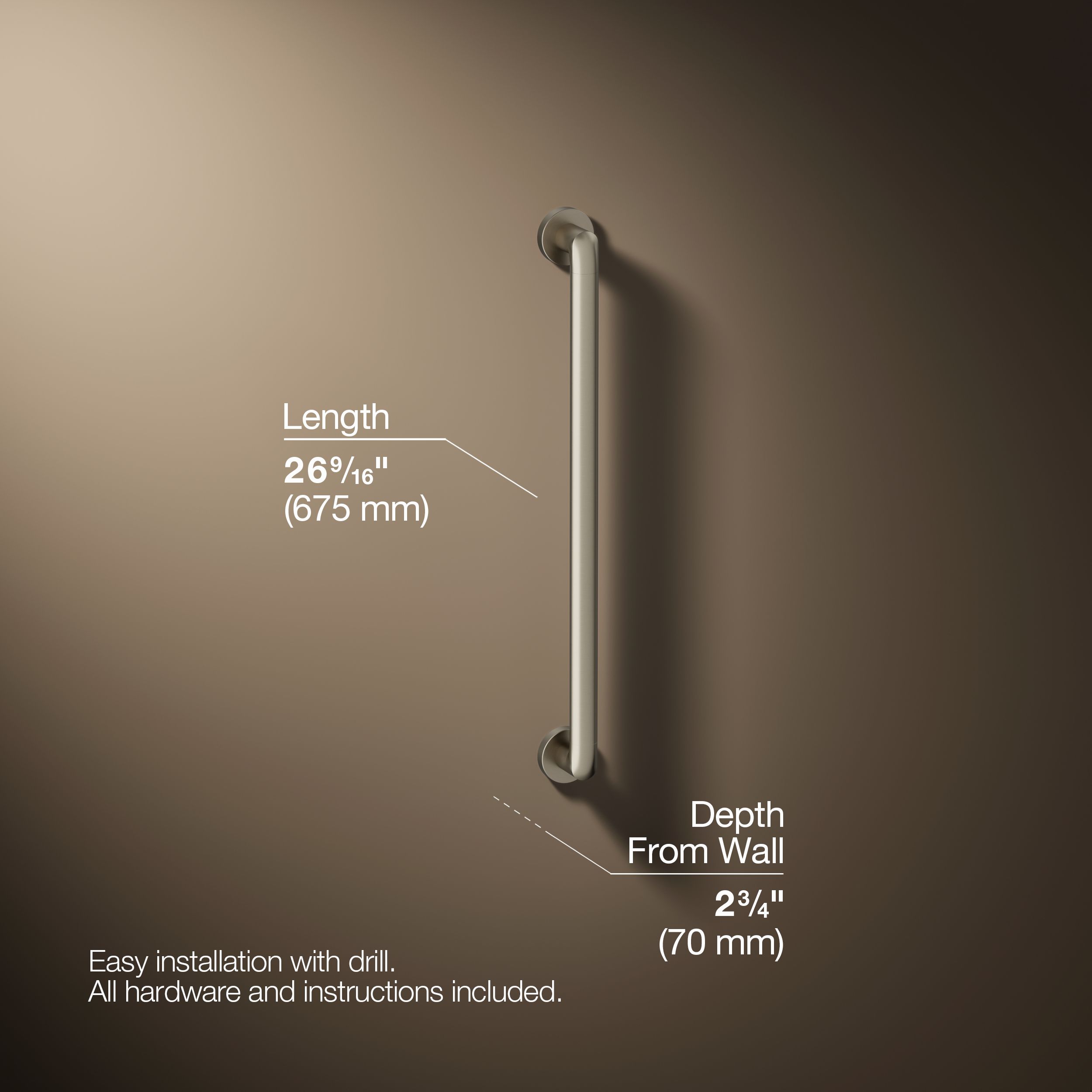 KOHLER K-24550-BN Grab-Bars - View #4