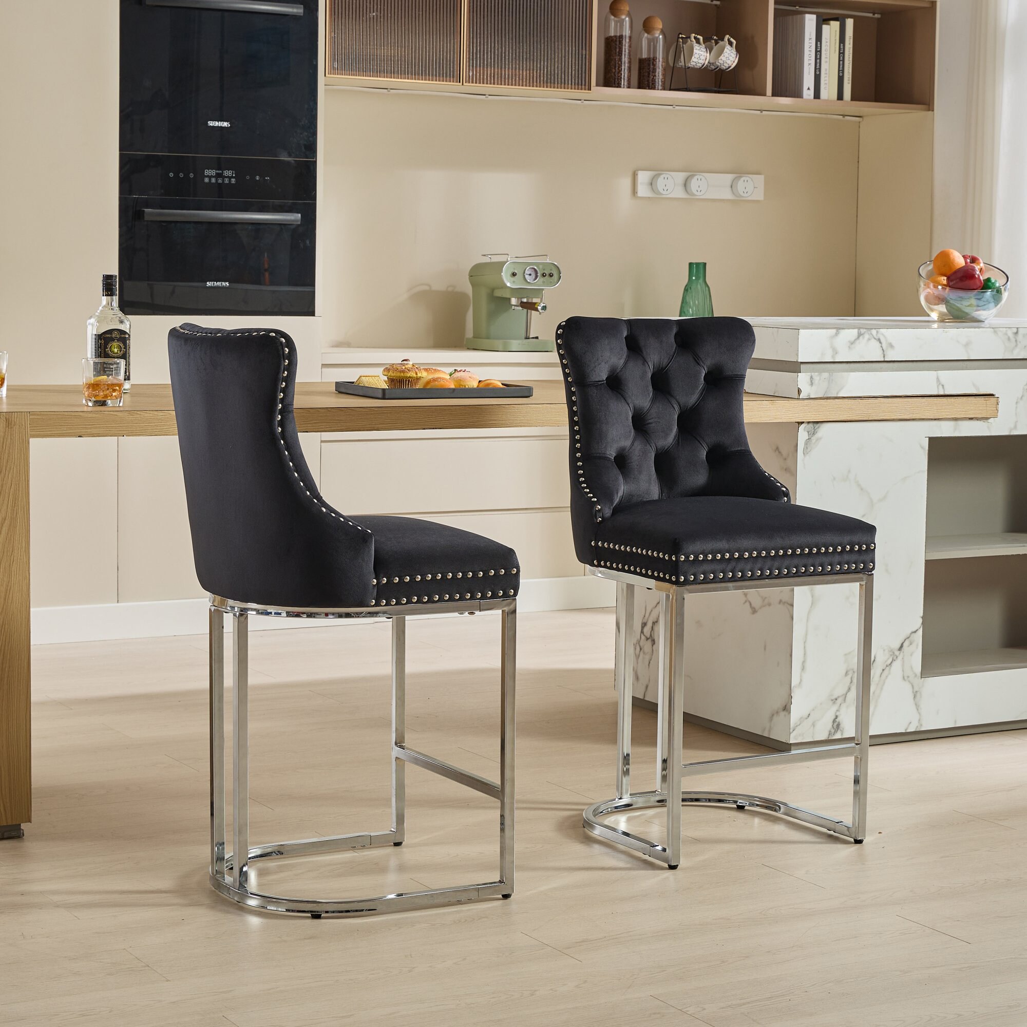 Hrinhom HC-D8003-BLACK stools - View #3