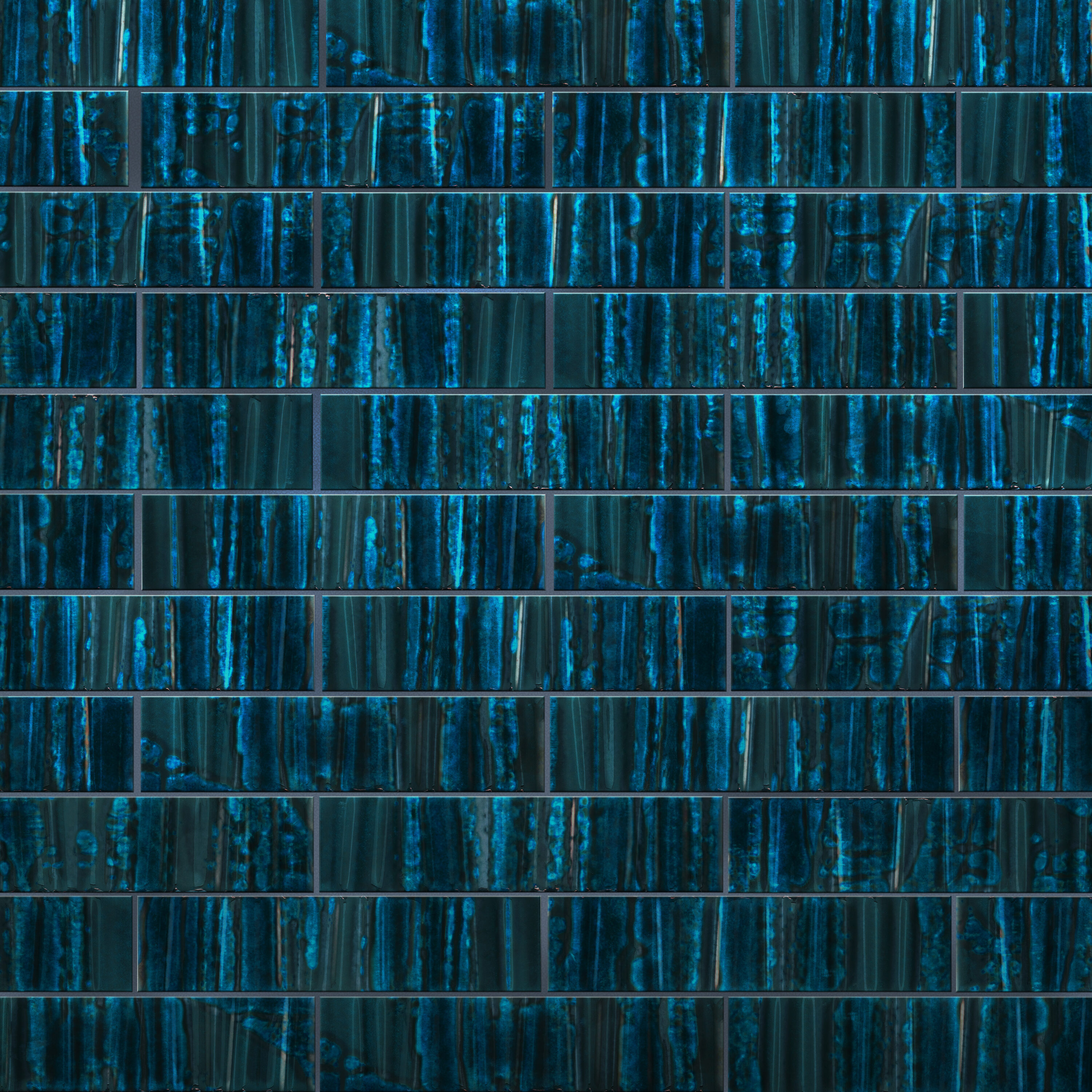 Affinity Tile WAI32JPSP Joliet Prisma Sapphire 3-in x 12-in Glossy Ceramic Subway Standard Wall Tile ( 10.92-sq ft Carton