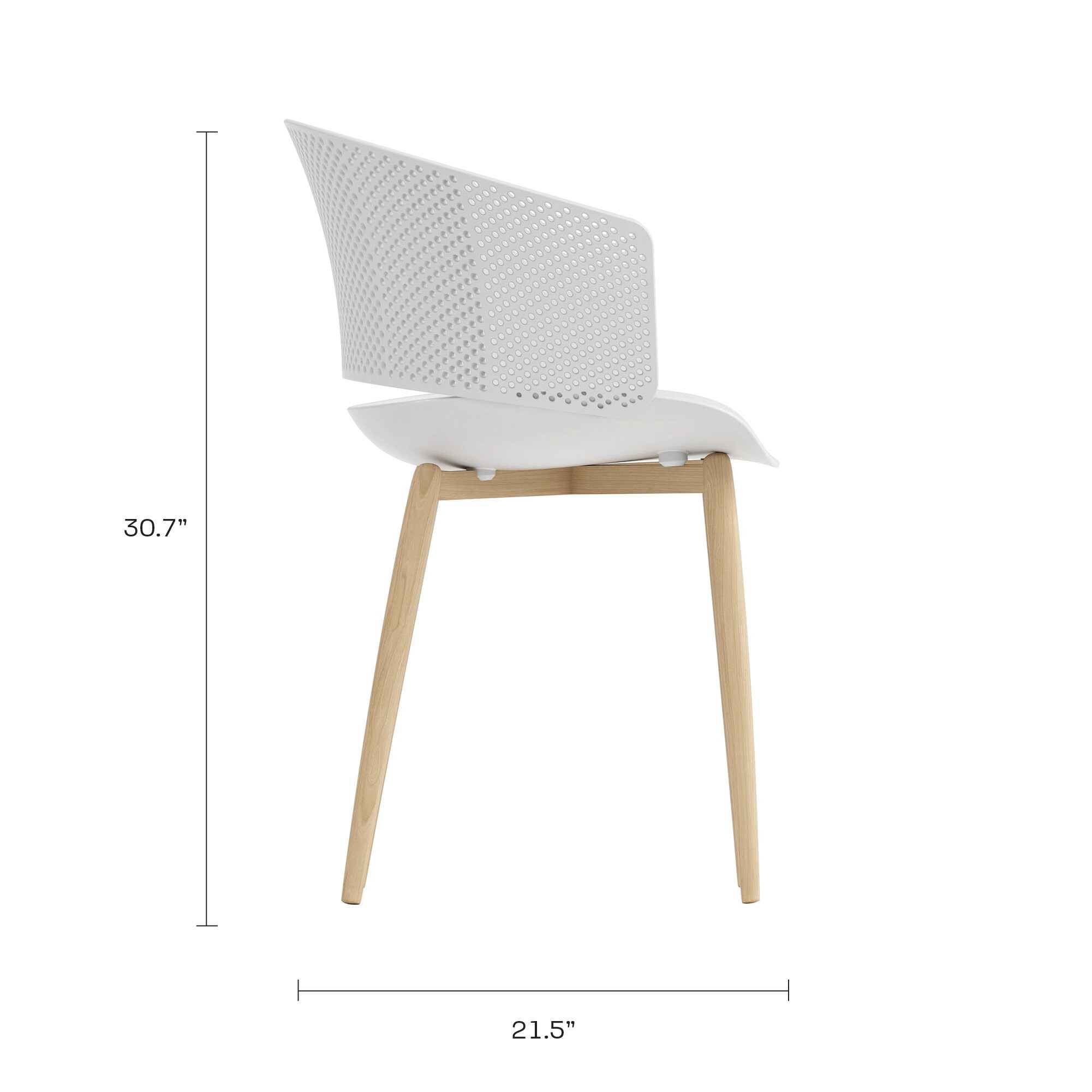 Jamesdar JCHA560-2WH Dining-Chairs - View #9