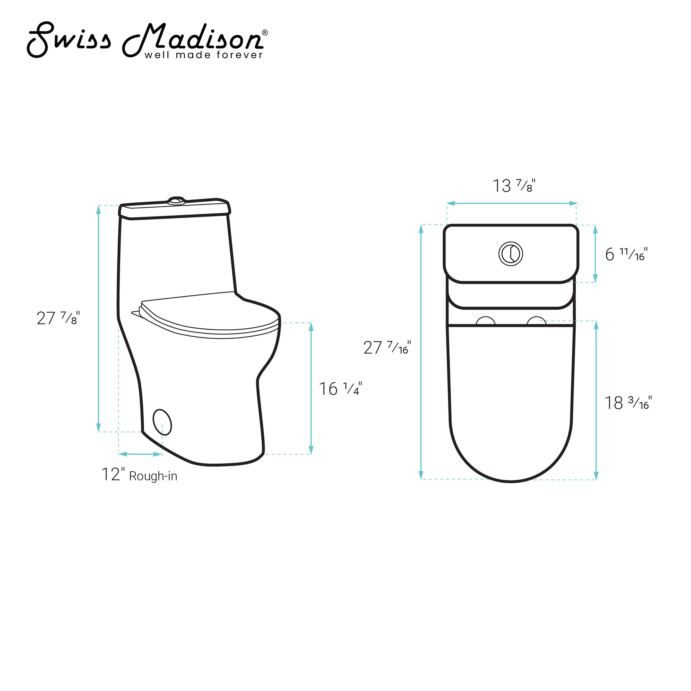Swiss Madison SM-25-1TDIE05WH toilets - View #5