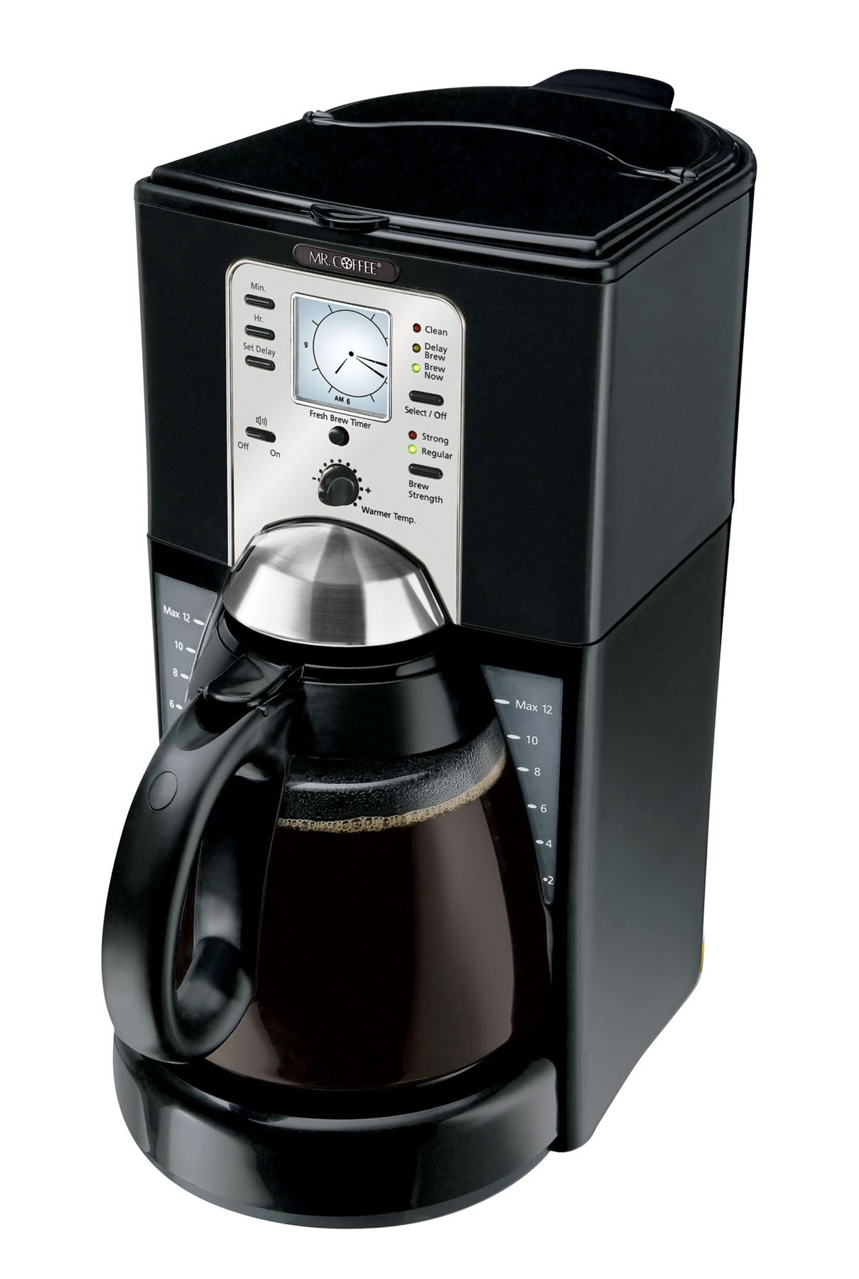 Mr. Coffee Programmable Single Serve and 10 Cup Coffee Maker in Black