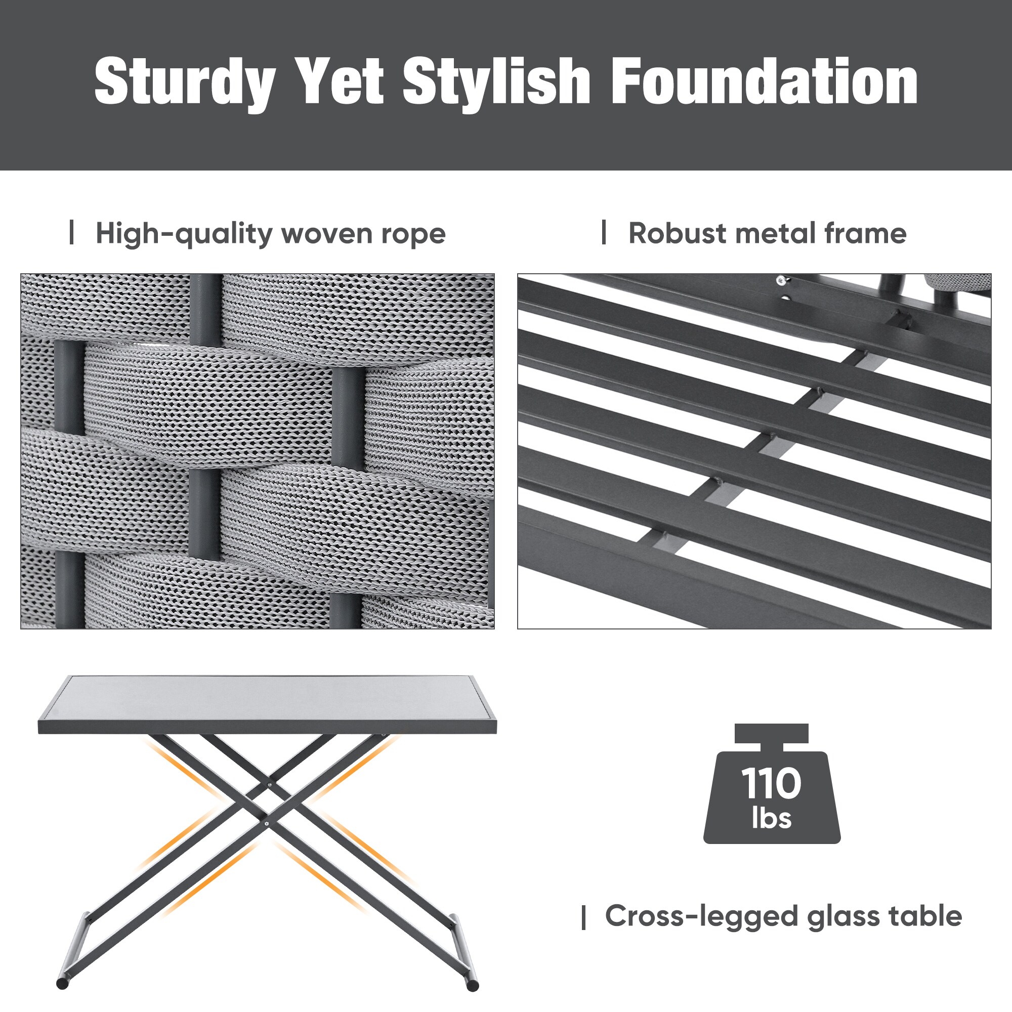 ModernLuxe L-SP100021AAE Patio-Conversation-Sets - View #5