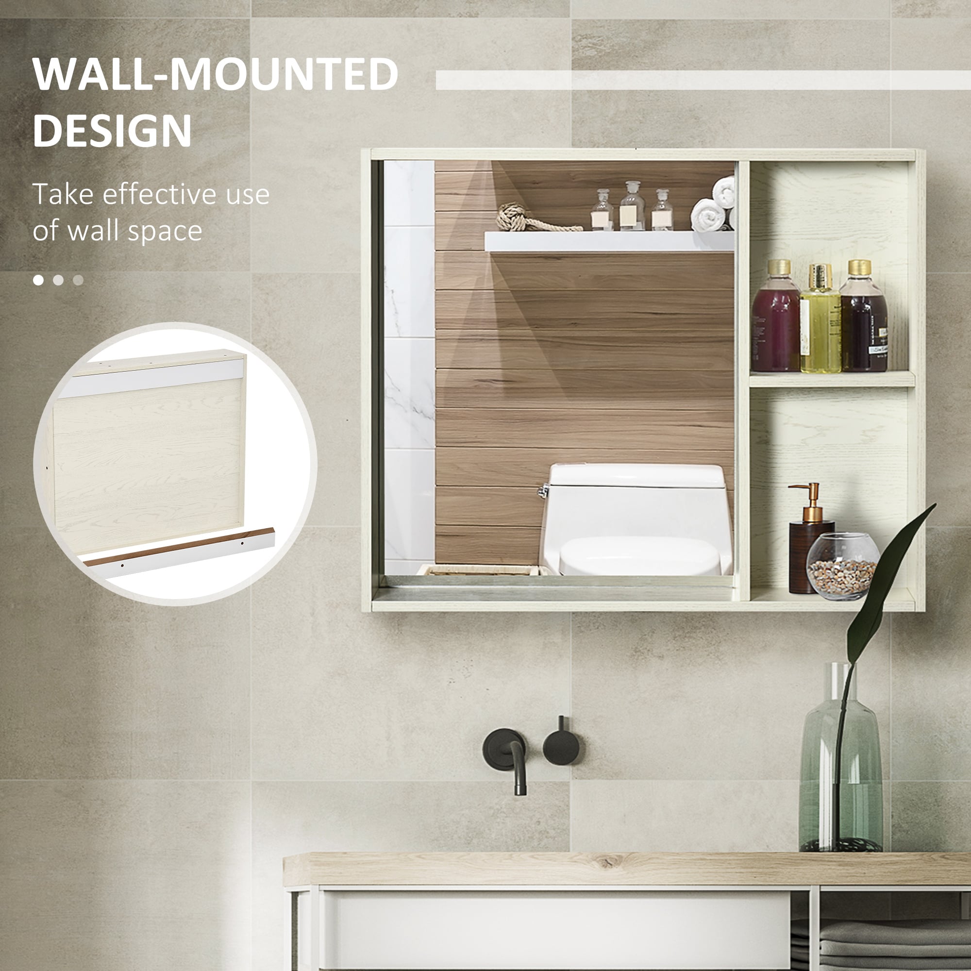 Forclover HBV-AO60359 Bathroom-Medicine-Cabinets - View #3