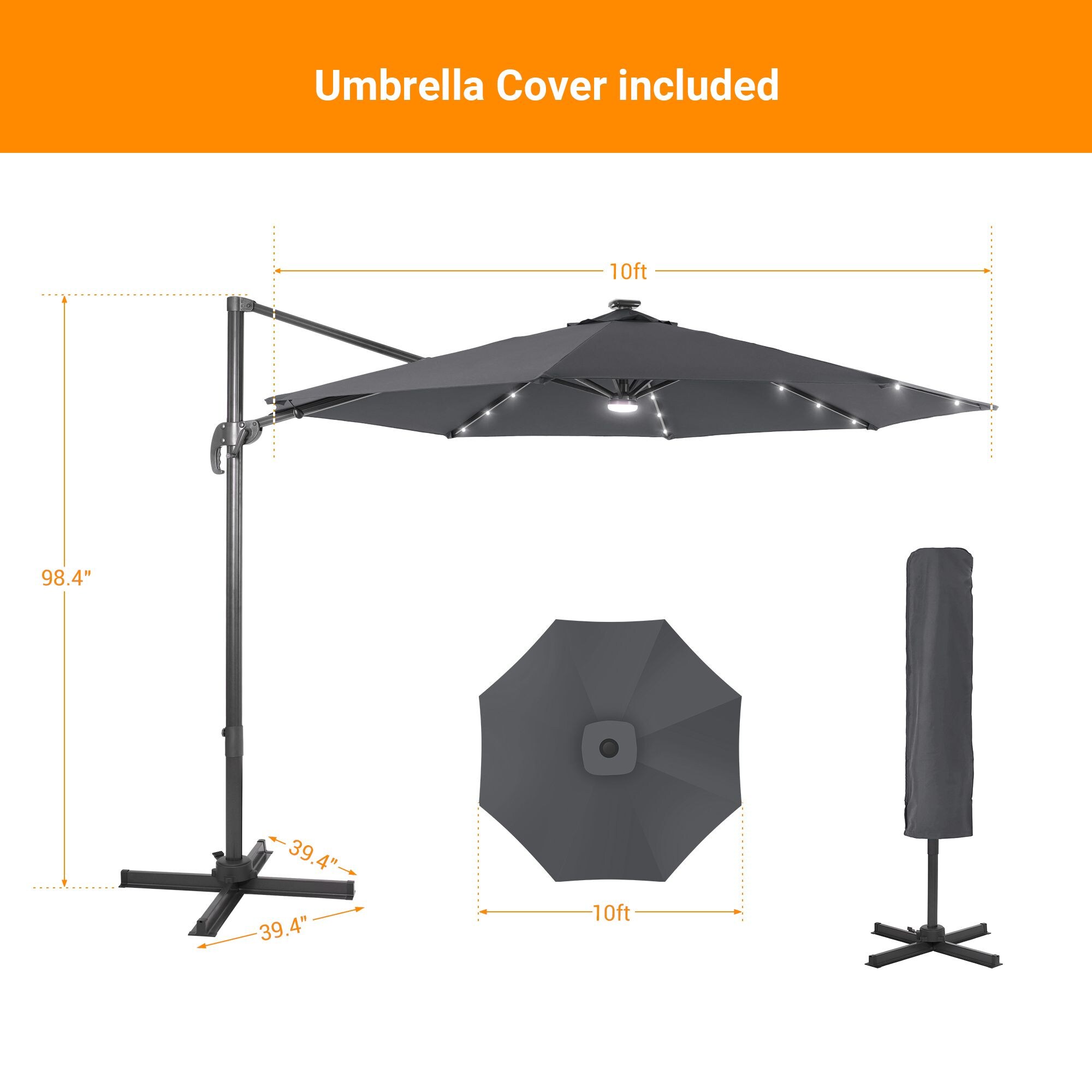 Sonkuki SD-MN12Y-LED Umbrellas-2 - View #2