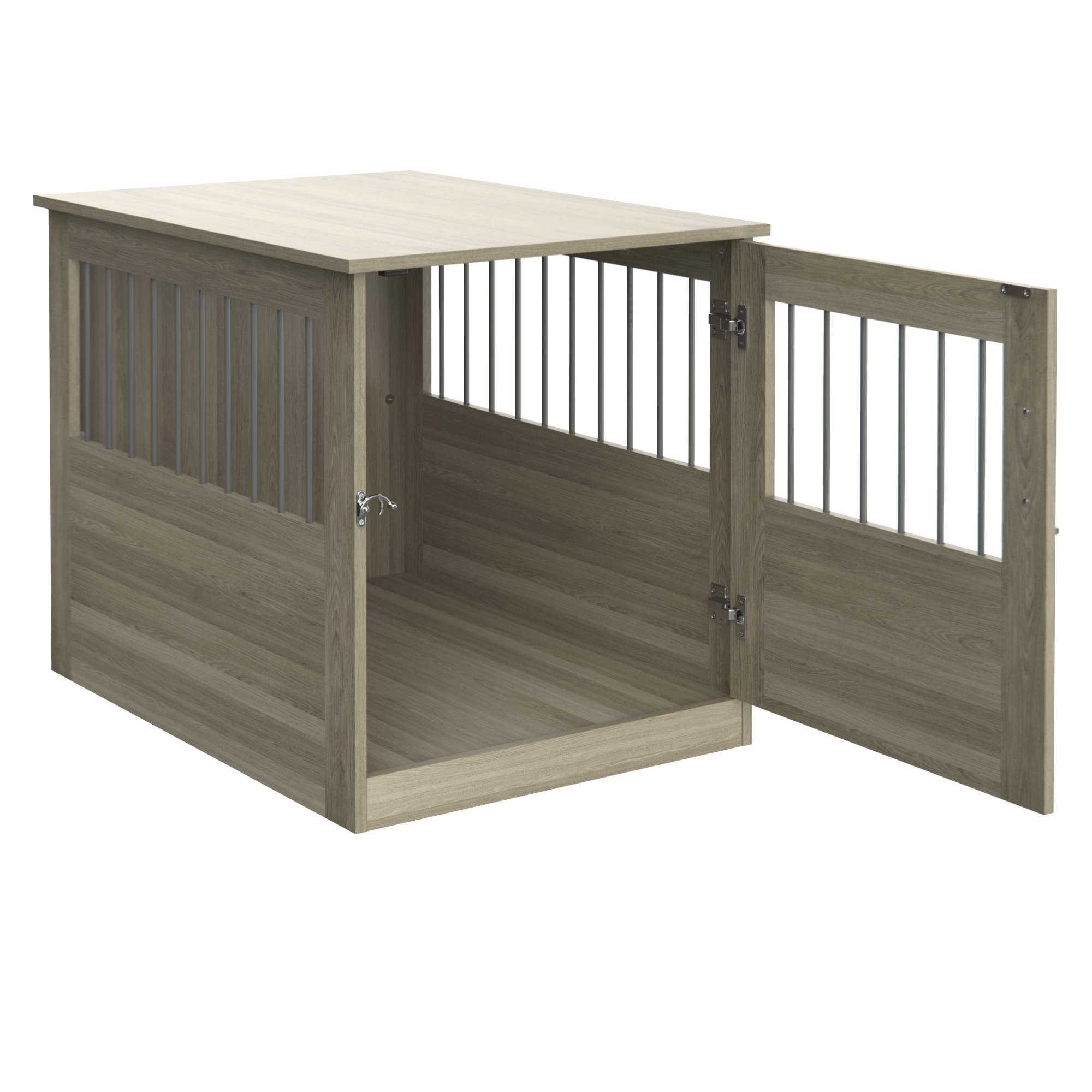New Age Pet Composite Dog Crate Large 36.1-ft L x 24.1-ft W x 28-ft H in  the Crates & Kennels department at
