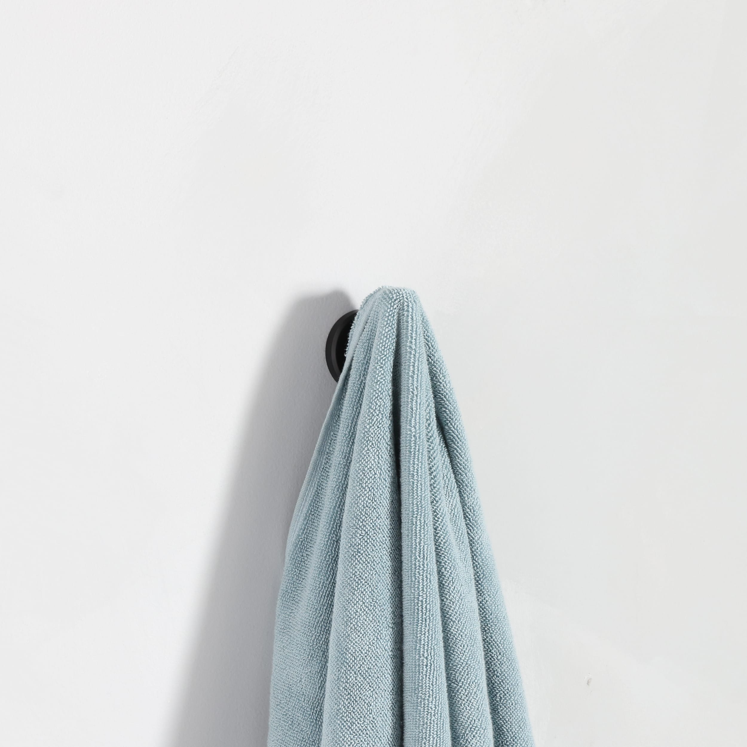 allen + roth Latitude 2 Black Single-Hook Wall Mount Towel Hook in the Towel  Hooks department at