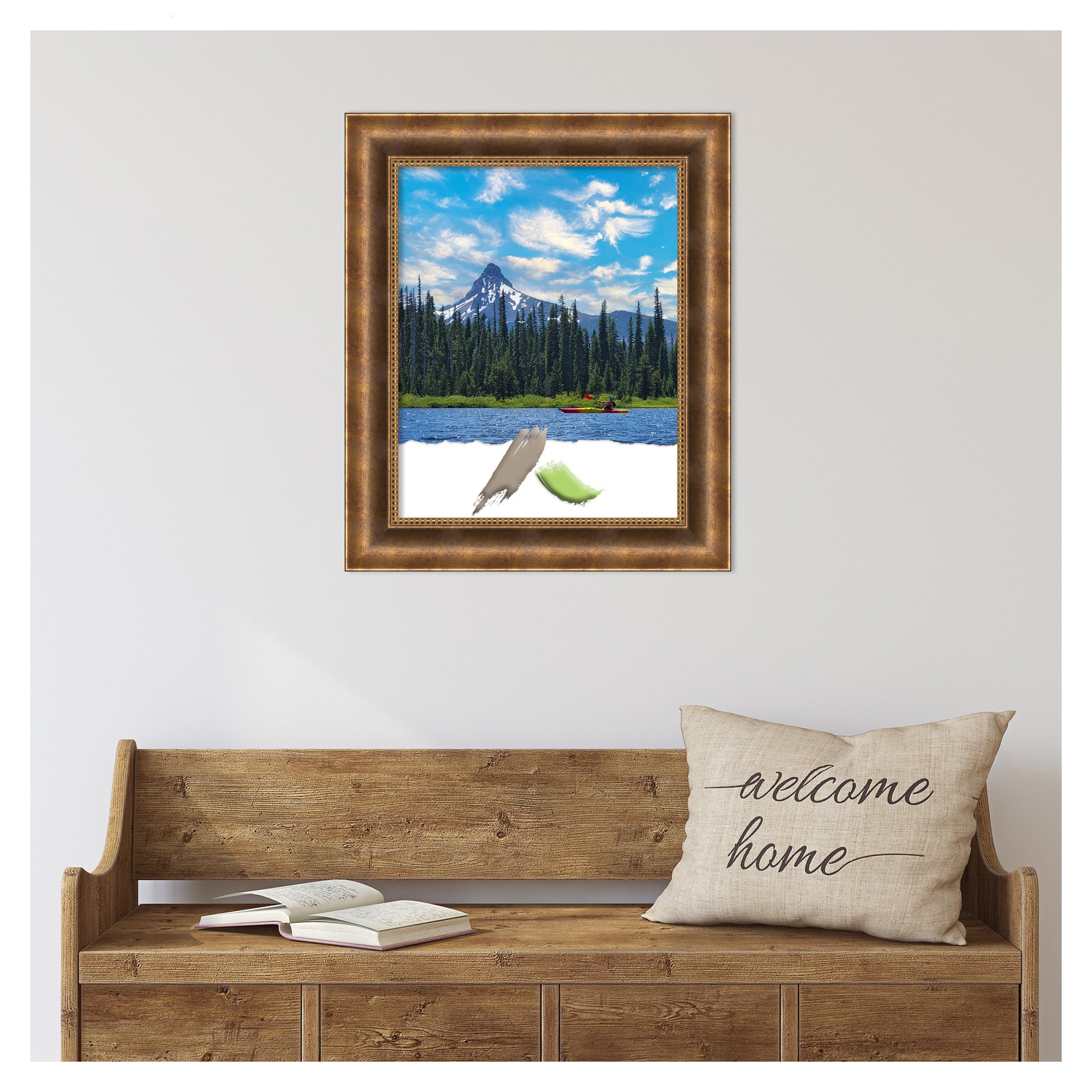 Manhattan Bronze 16x20 Classic Pine Wood Wall Frame
