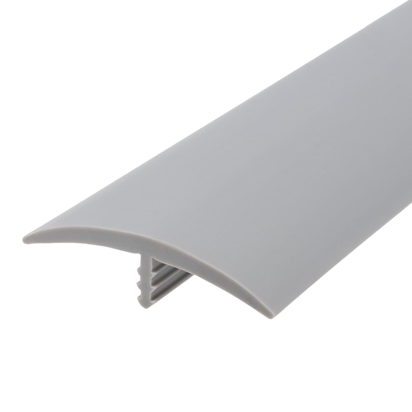 Outwater 3P1.27.00570 T-molding 1-1/2-in Dove Grey Flexible Polyethylene Center Barb Tee Moulding 250-ft Coil