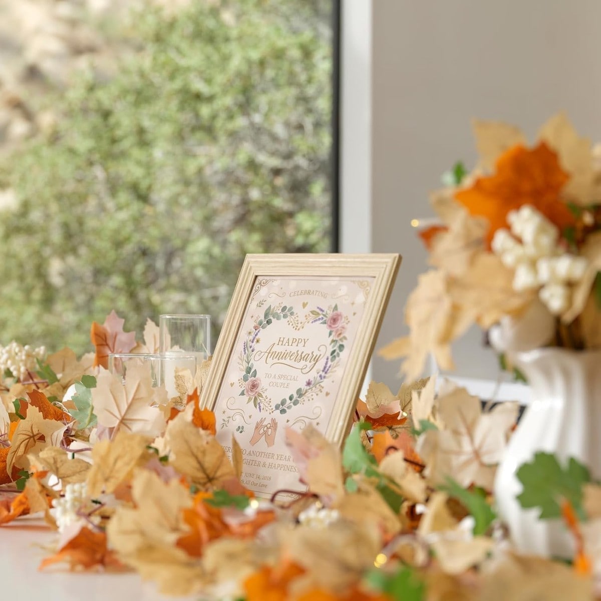 ZXQJRAQ JIA1-C2FAD5 Artificial-Thanksgiving-Wreaths - View #2
