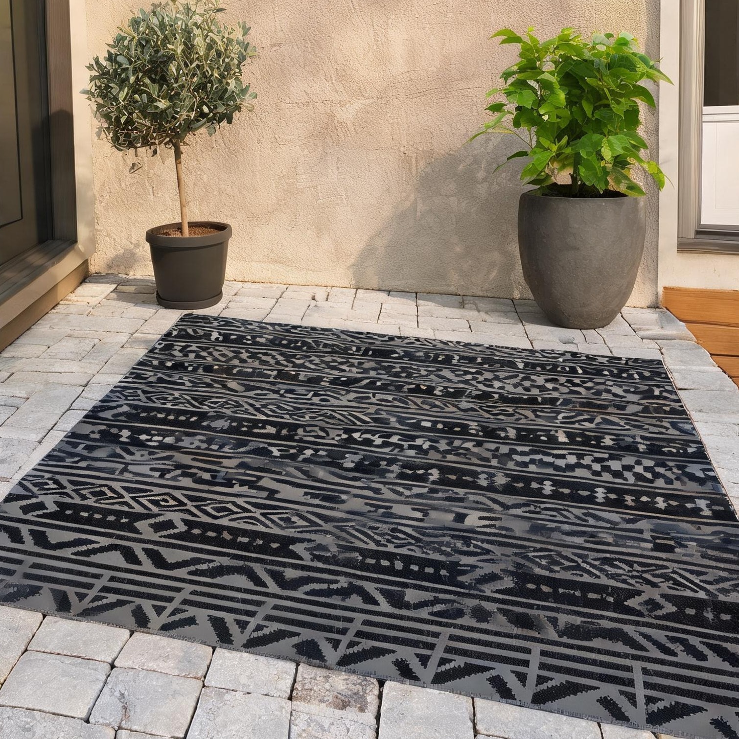 Naturefalls 310G M2 Pp and Outdoor Rugs for Outdoor Space 182.1 x 274.1 x 0.3 in with Upholstered Finish