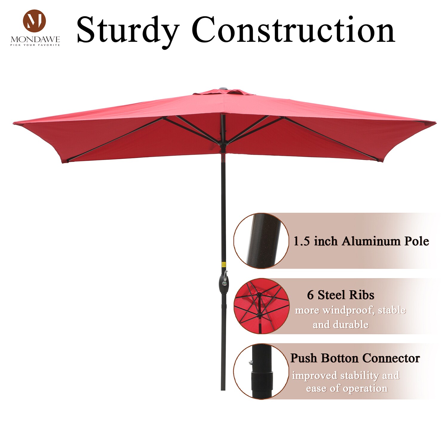 Mondawe 07BUG-HY Umbrellas-2 - View #3