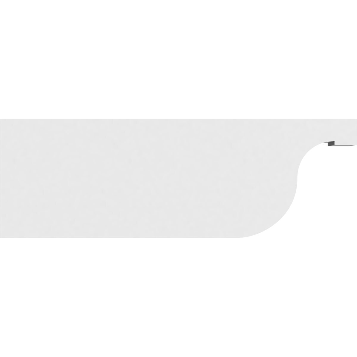 Ekena Millwork RFTP04X10X30DEL Exterior-Brackets-Braces - View #3
