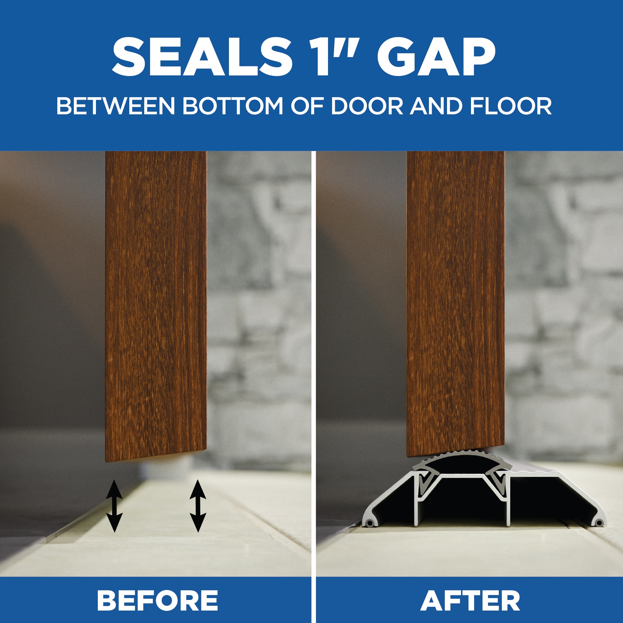 M-D 36-in x 3.75-in Aluminum Door Threshold (Install with Screws