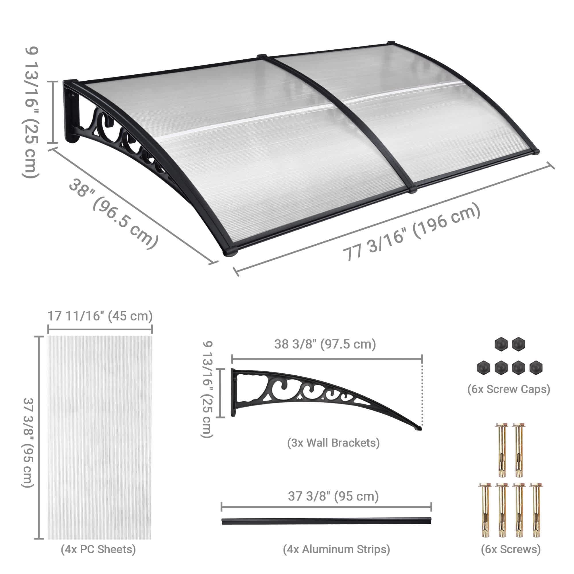 Yescom 07AWN003-80P-0806-LO awnings - View #7