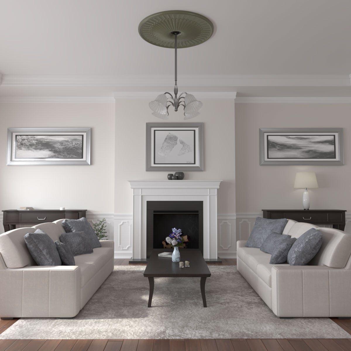 Ekena Millwork CM51GLPTF Ceiling-Medallions - View #4