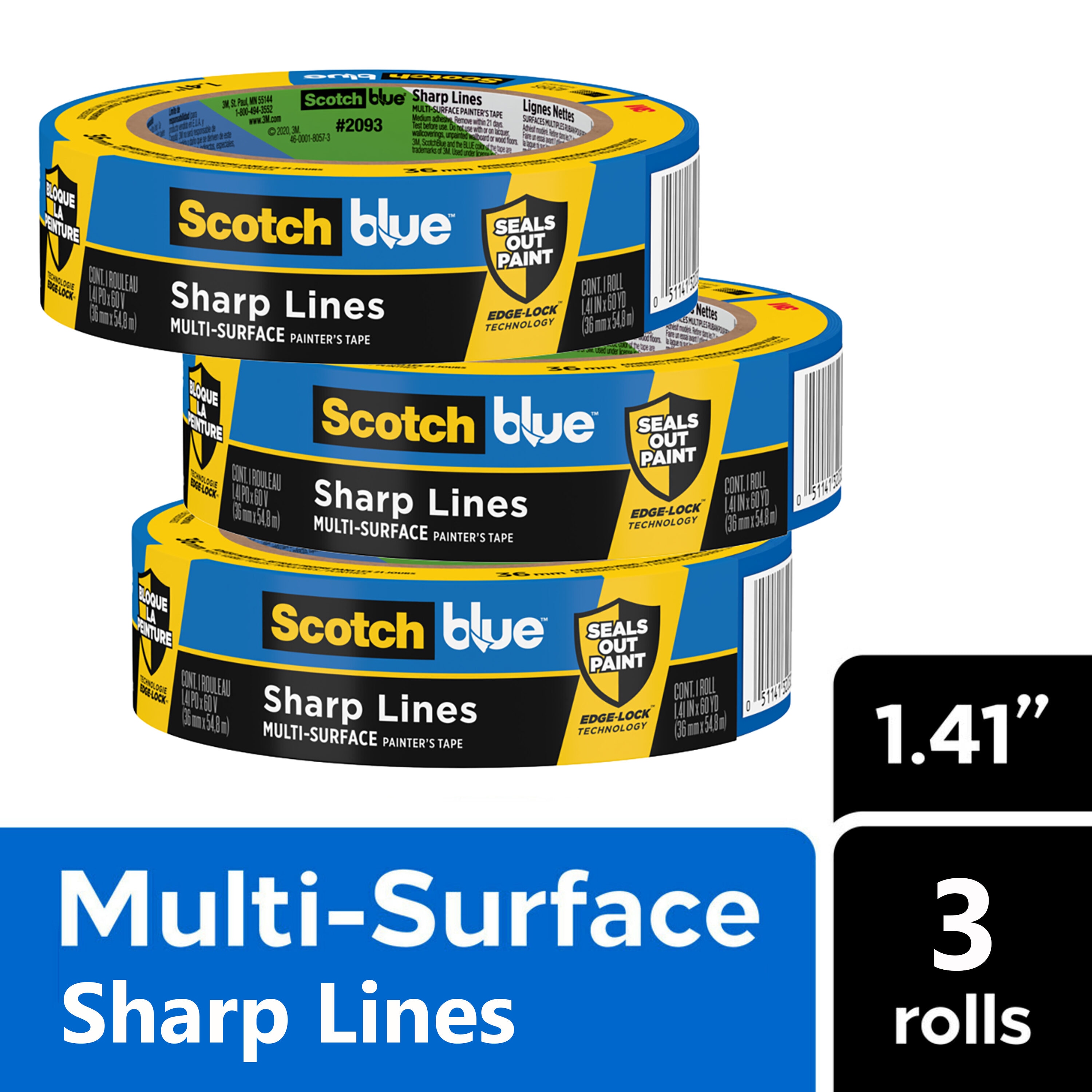 ScotchBlue Original Multi-Surface 0.94-in x 60 Yard(s) Painters Tape in the Painters  Tape department at