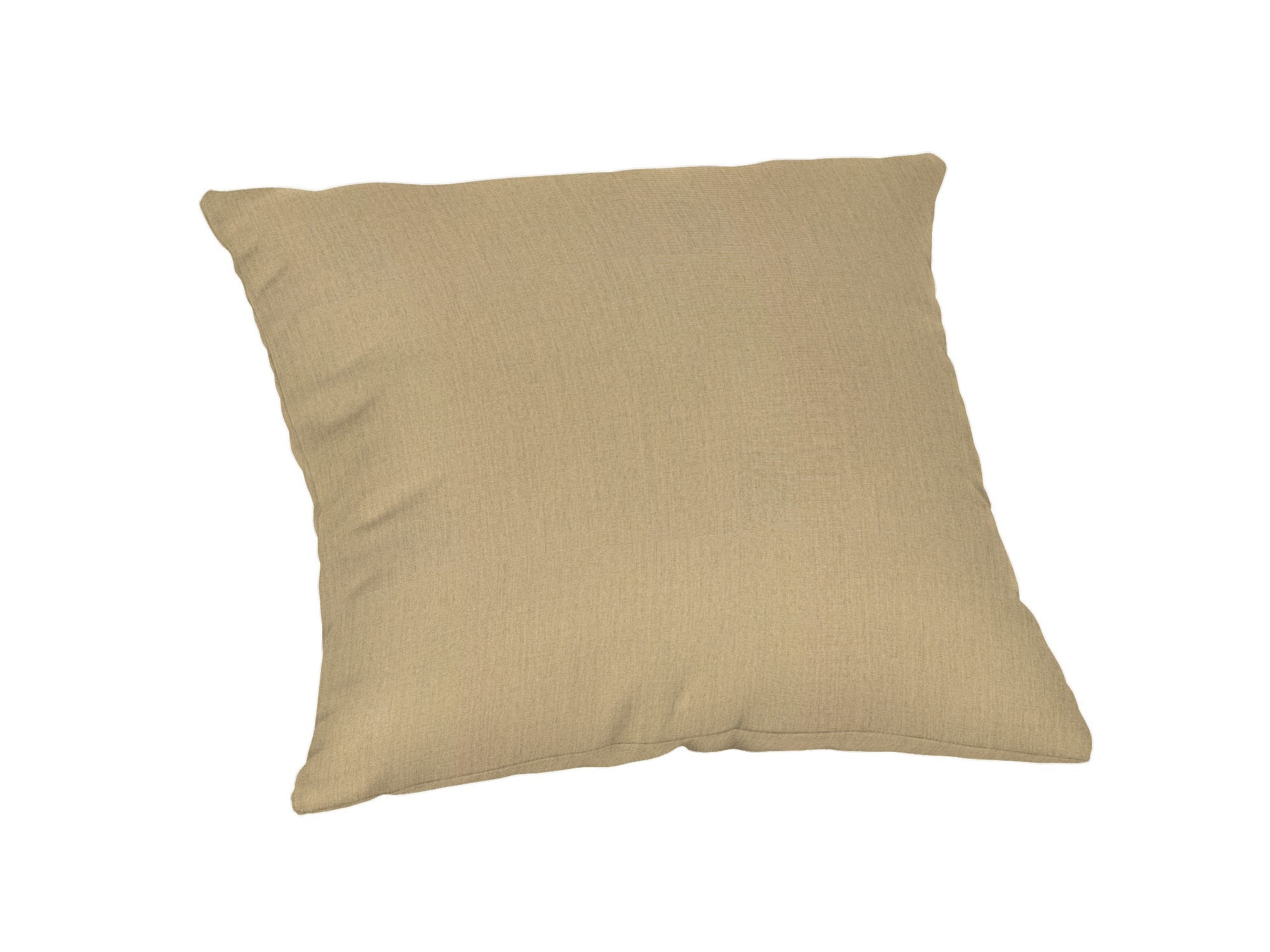 Sunbrella DS2858-3190 Pillows Solid Canvas Heather Beige Square Throw Pillow