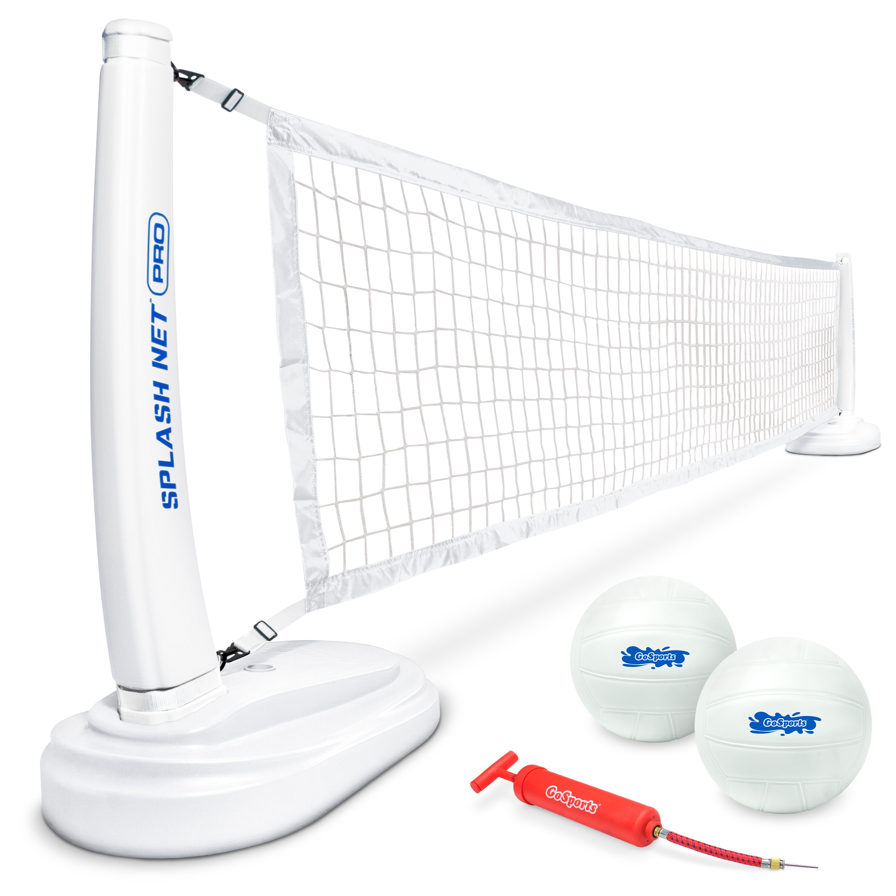 GoSports 815898029978 Splash Net Pro White Swimming pool volleyball set