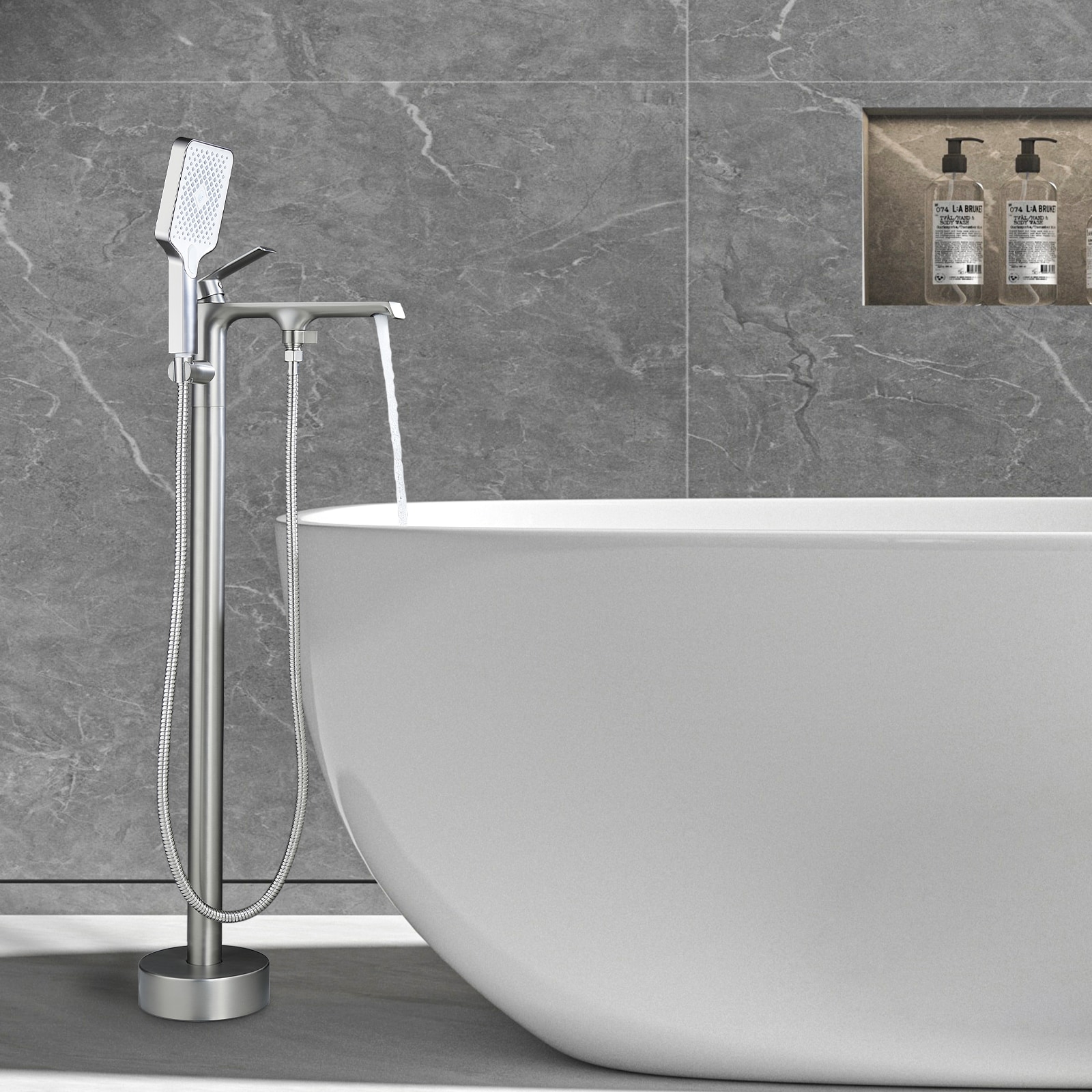 FURUISI LL14A1SS Roman-Tub-Faucets - View #4