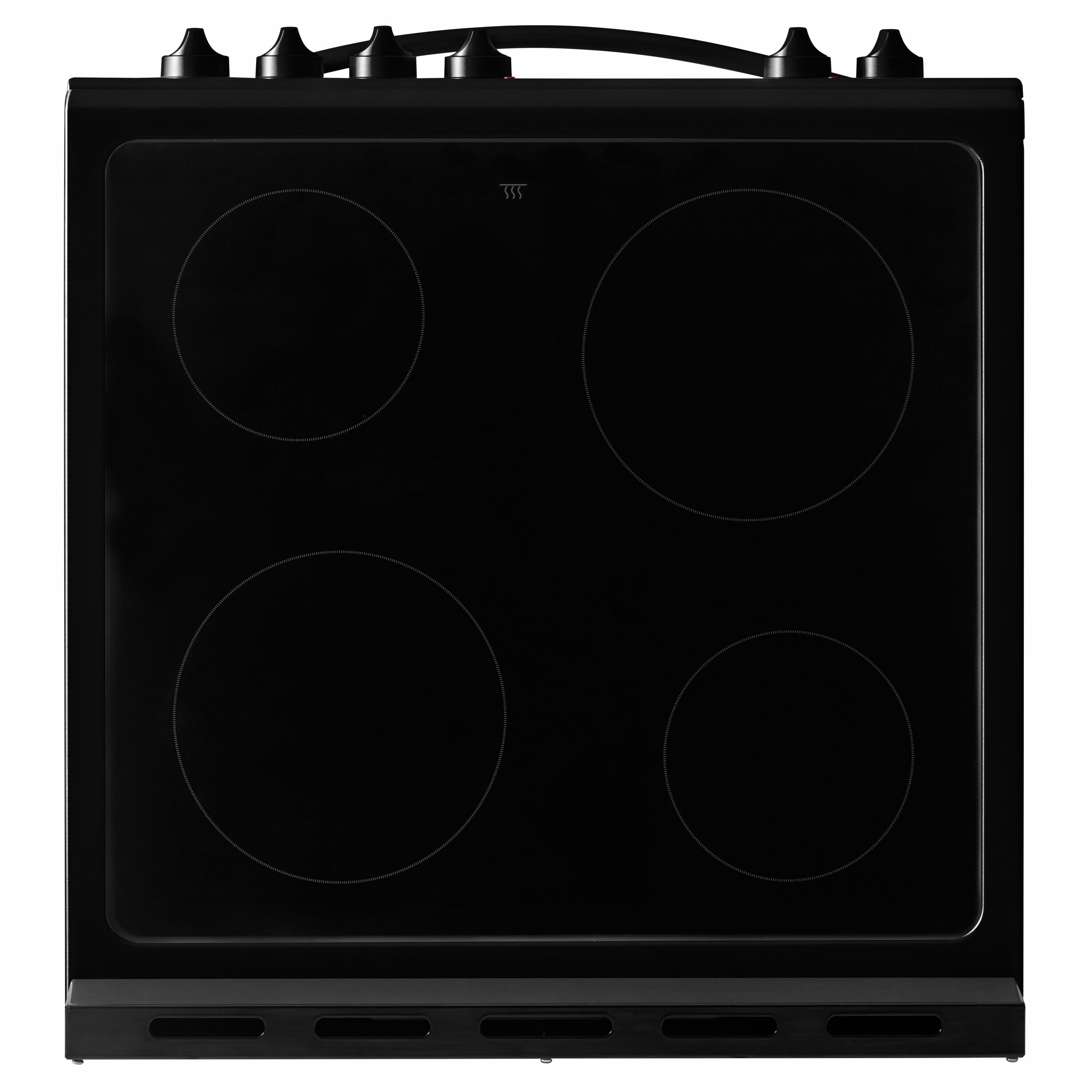 iio 23.4in WBTU Black Metal Infrared Quartz Electric Stove in the