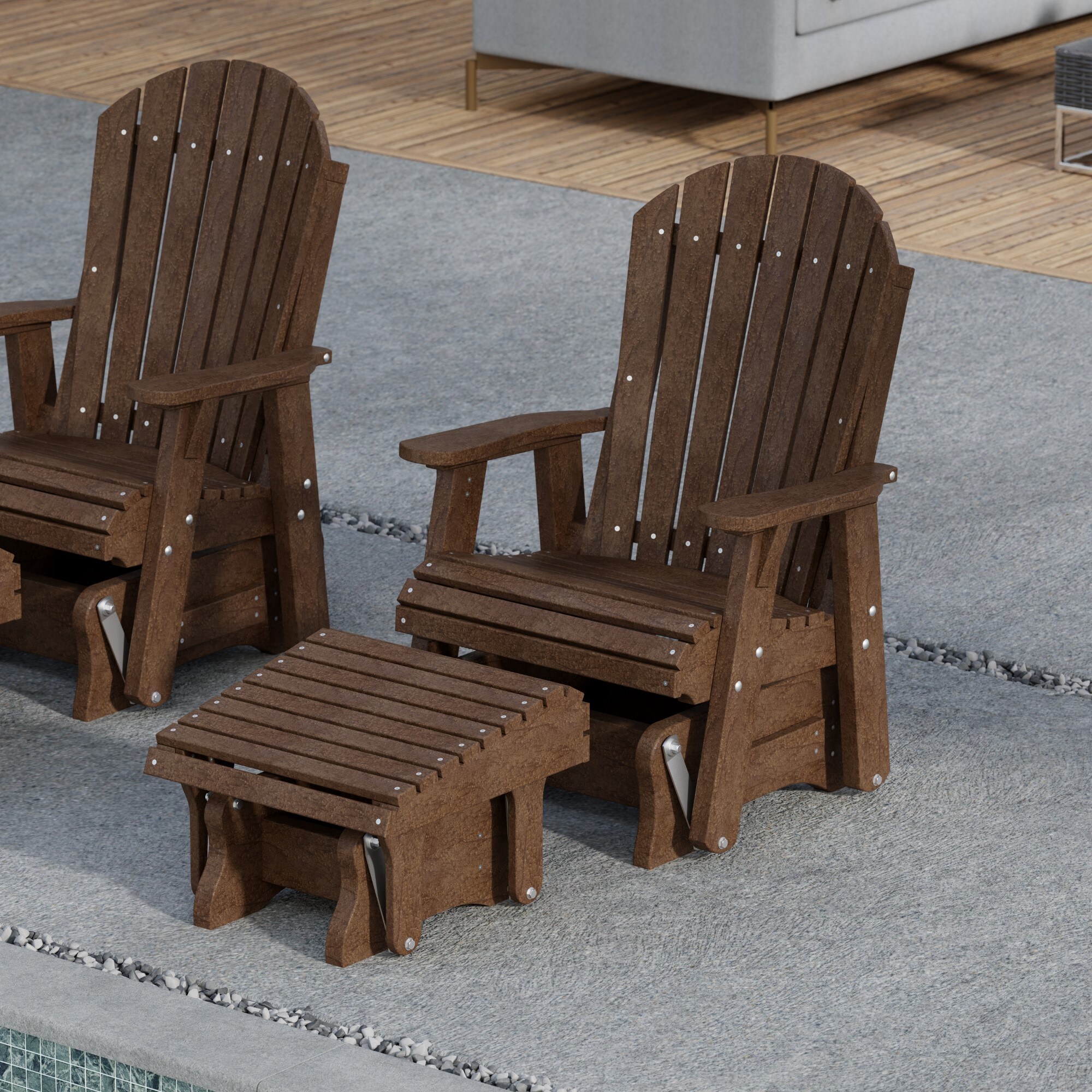Wildridge LCC-118-TB Stools-Ottomans - View #3