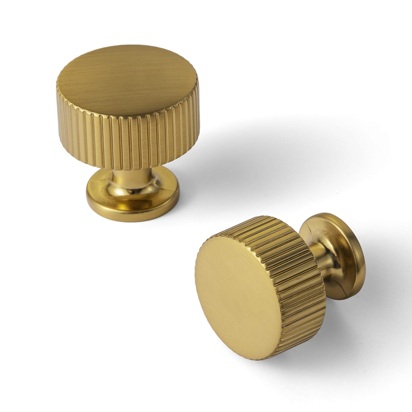 Miaokesen 9596LSJ-DADAN 1-3/10-in Brushed Gold Mushroom Classic Cabinet Knob 6 -Pack