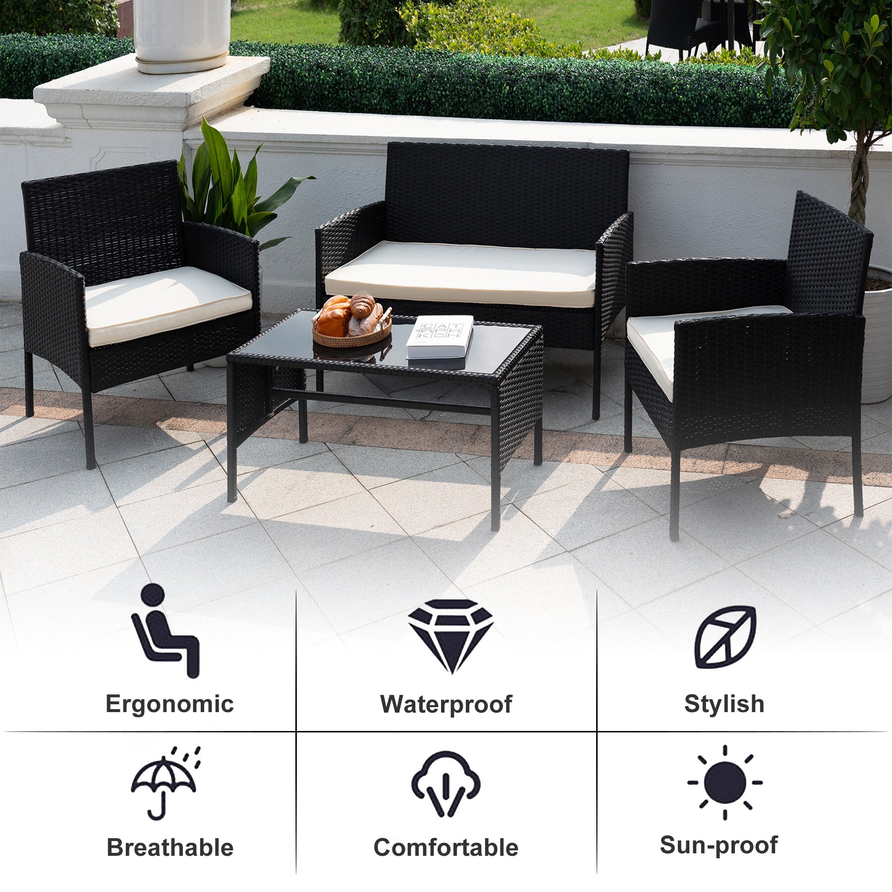 Grearden LS2109-BG Patio-Conversation-Sets - View #8