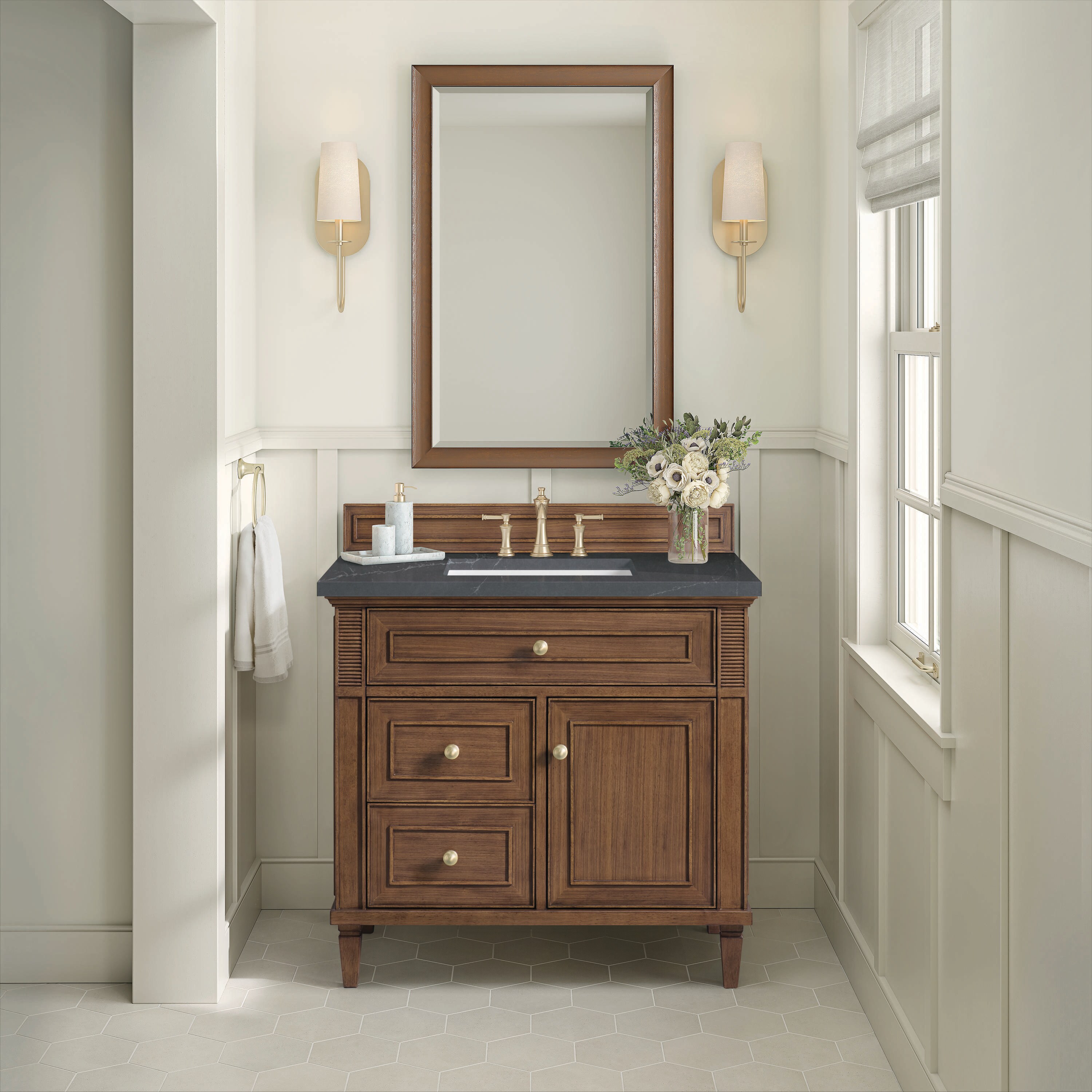 James Martin Vanities 424-V36-WLT-3CSP Bath-Vanity-Combo - View #2