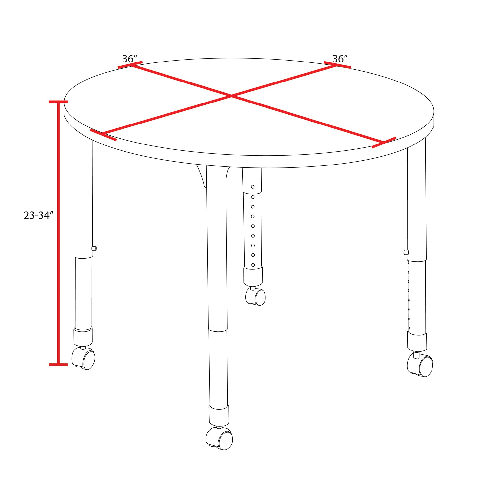 Regency TTRD36CHPL Wood-Table-Tops - View #3