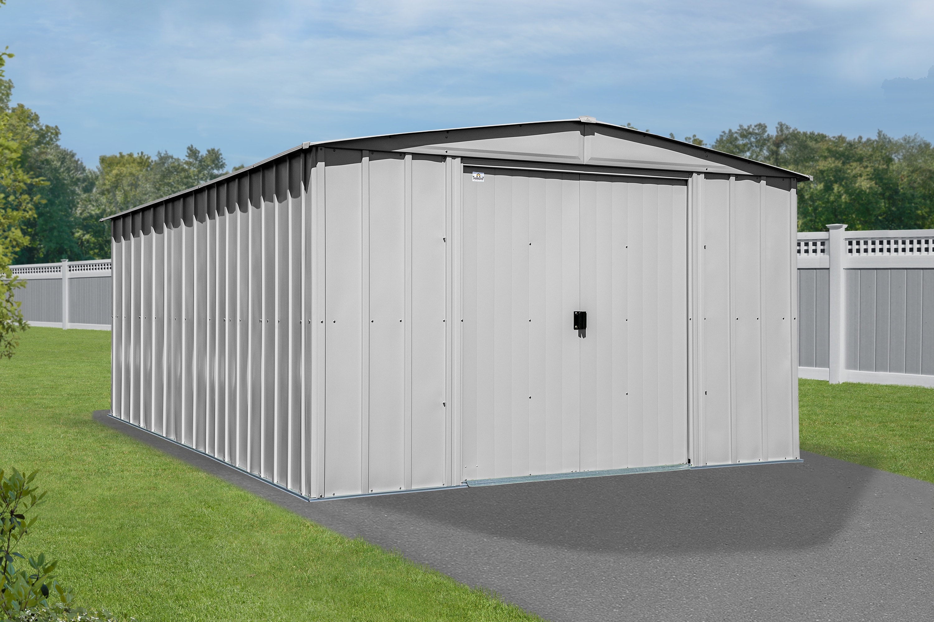 Arrow CLG1014FG 10-ft x 14-ft Classic Galvanized steel Storage Shed