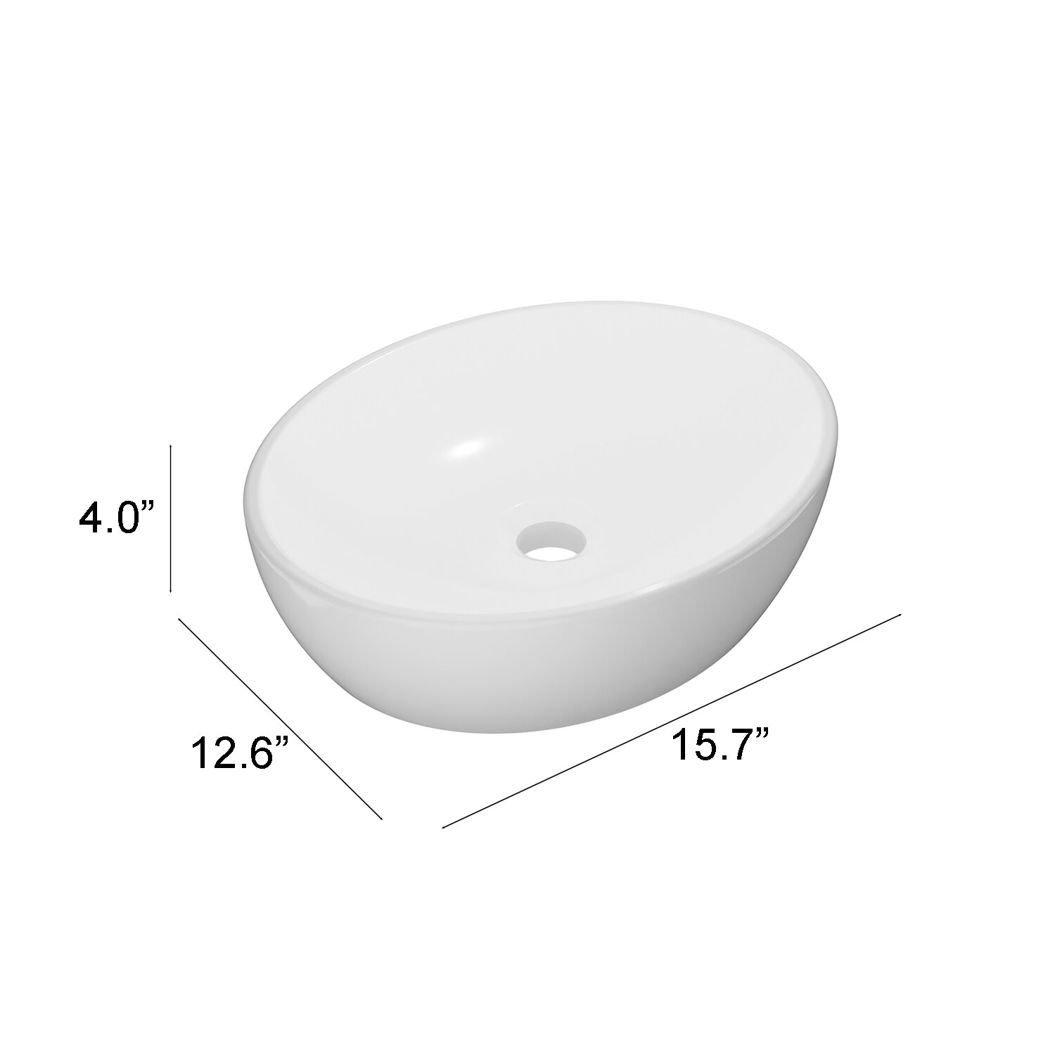 WS Bath Collections H10 WSBC 40U-8208001 Bath-Sink - View #3