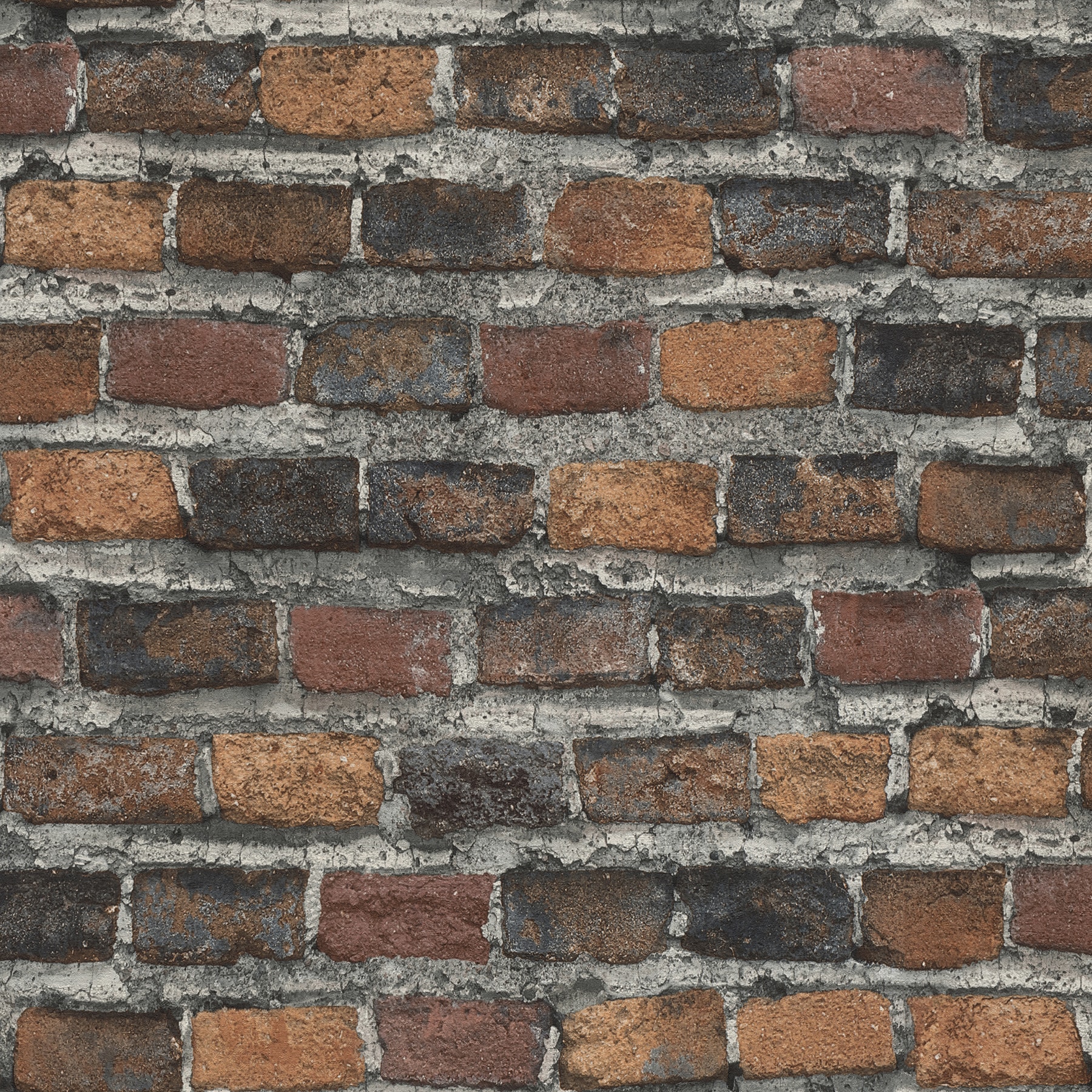 Advantage 4041-428063 Passport 57.5-sq ft Rust Vinyl Textured Brick 3D Unpasted Wallpaper