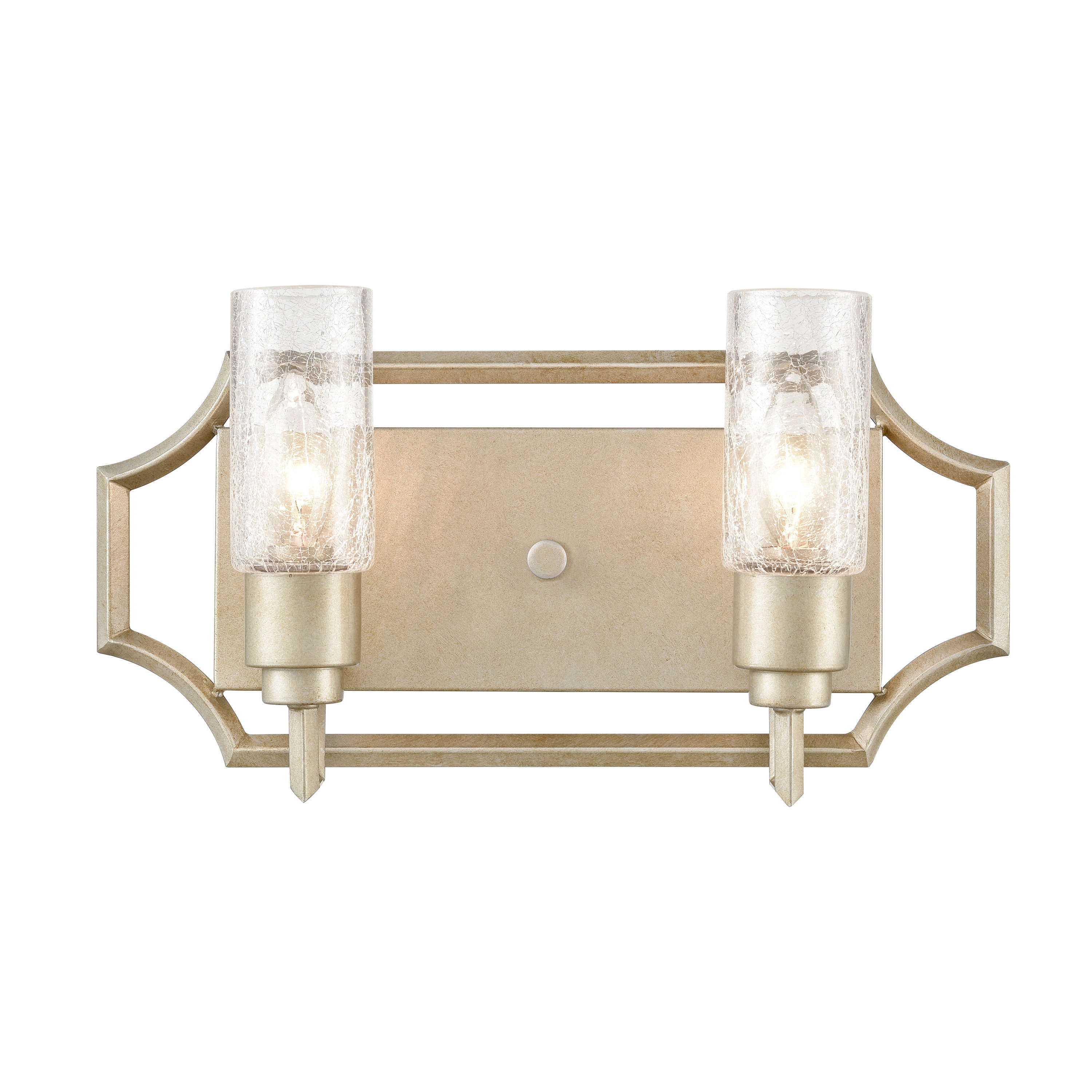 Westmore by ELK Lighting LWVL-220308081 Spaced 16-in 2-Light Aged Silver LED Transitional Vanity Light