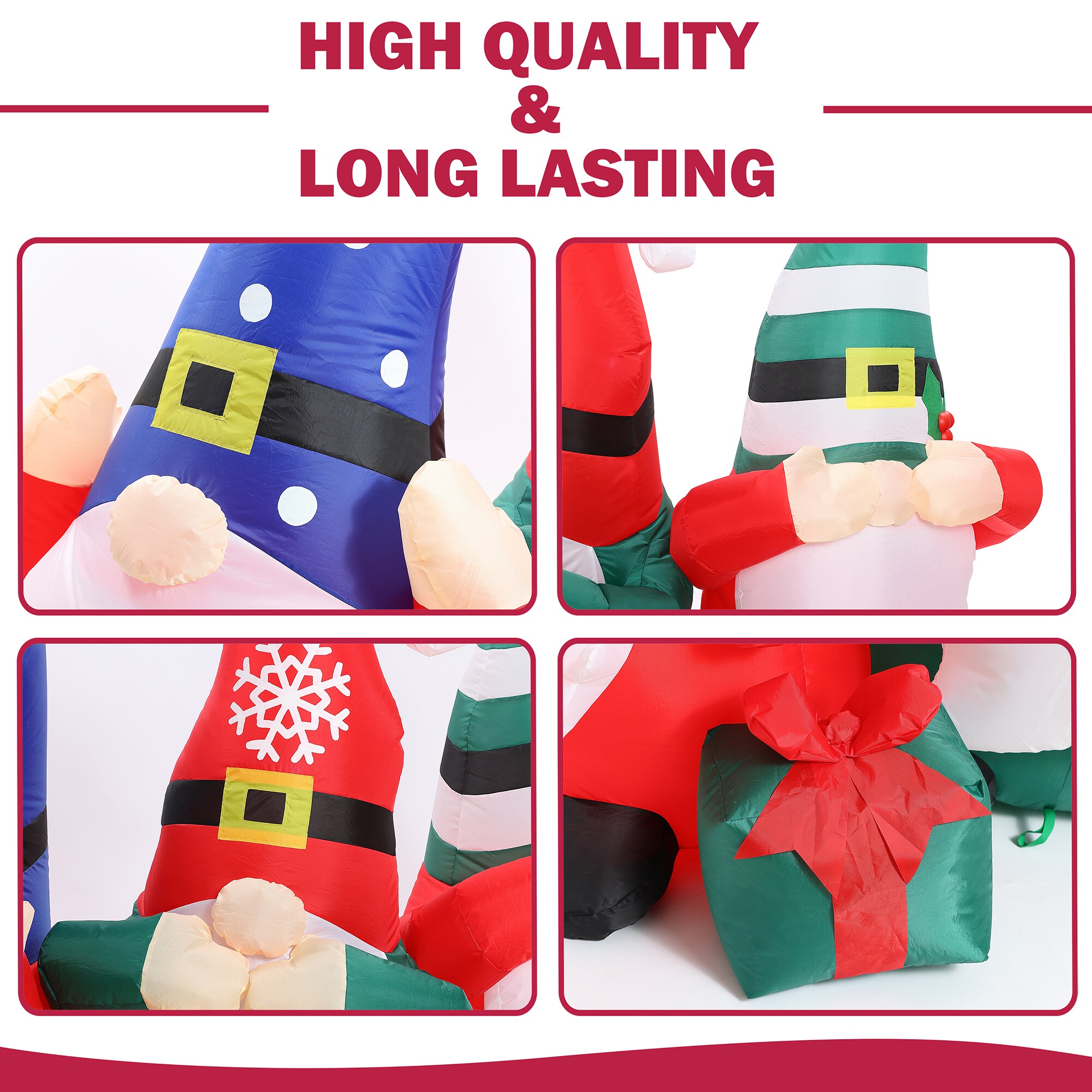 LuxenHome WHIN1779 Christmas-Inflatables - View #12
