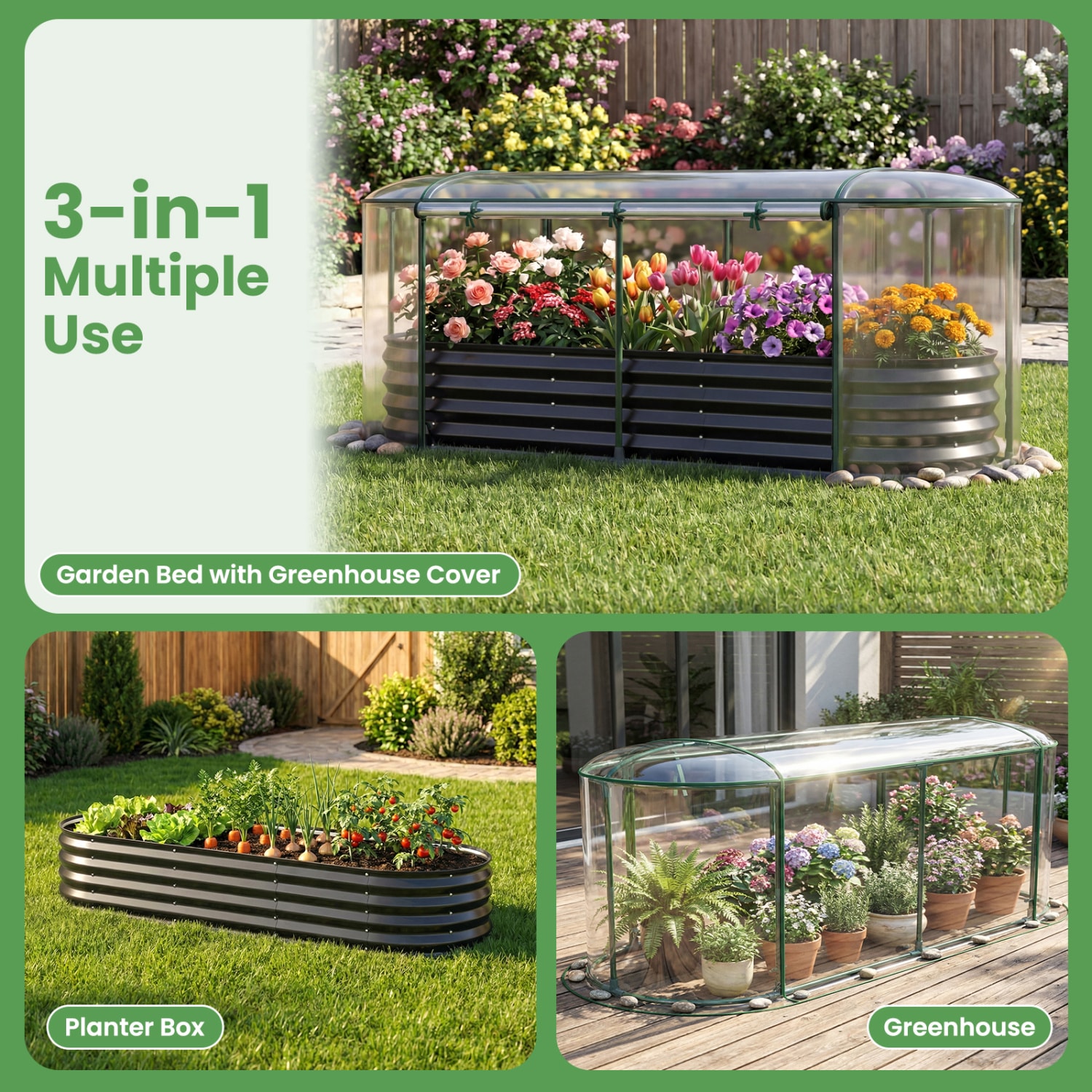 Slickblue D-CO-KB7764TG Raised-Garden-Beds - View #4