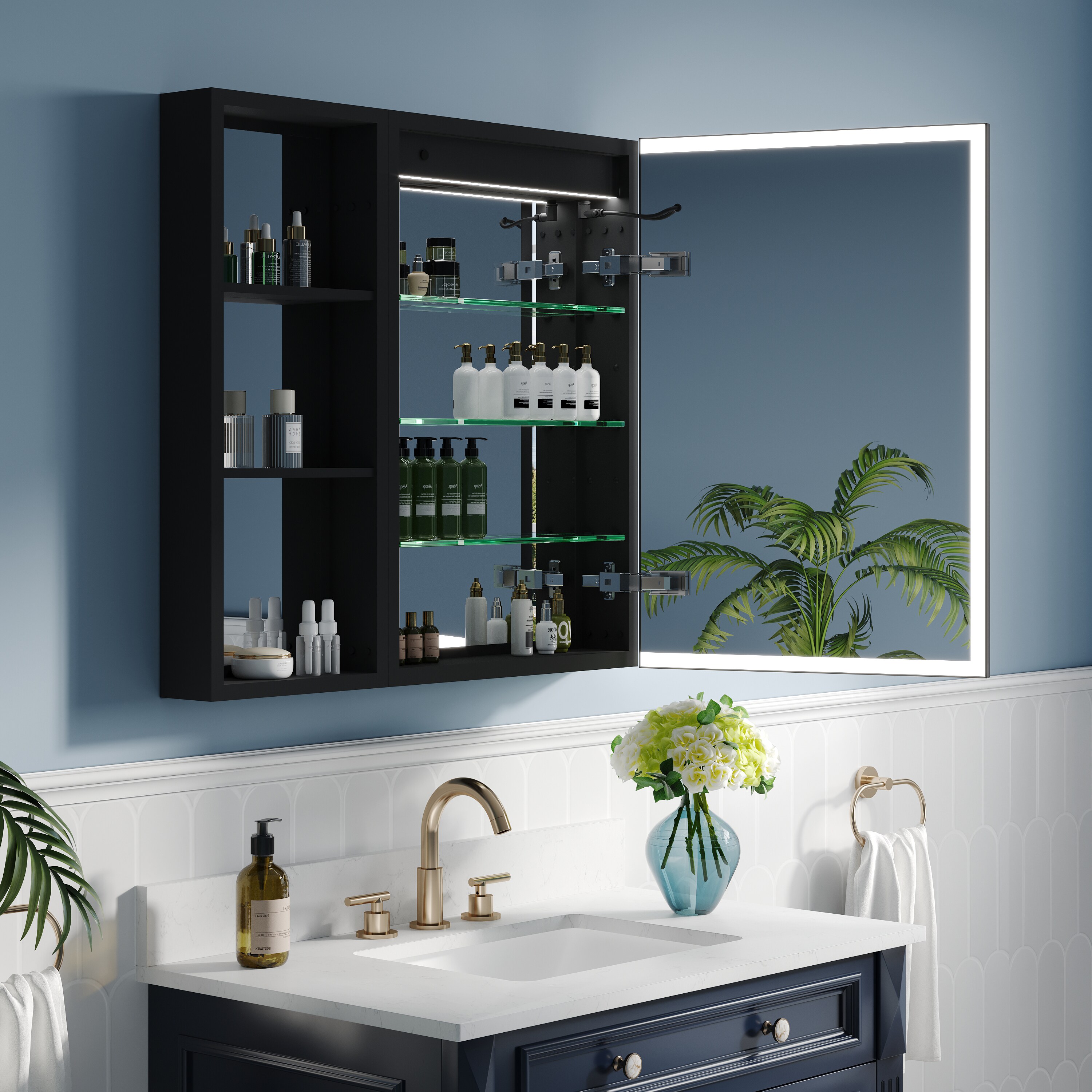 CALVON CLW122030RMC Bathroom-Medicine-Cabinets - View #12