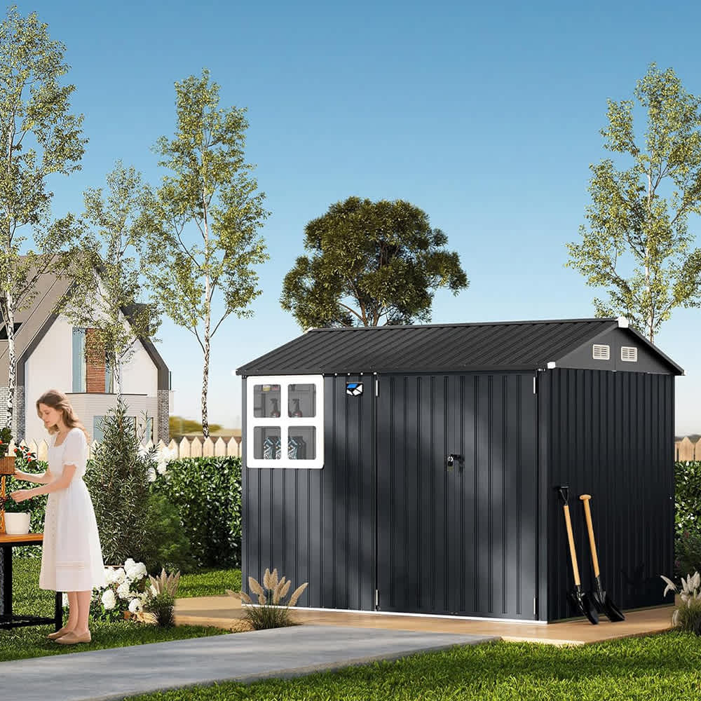 Qeetex SUN-PPG-3383JP0N Metal-Storage-Buildings-Sheds - View #3