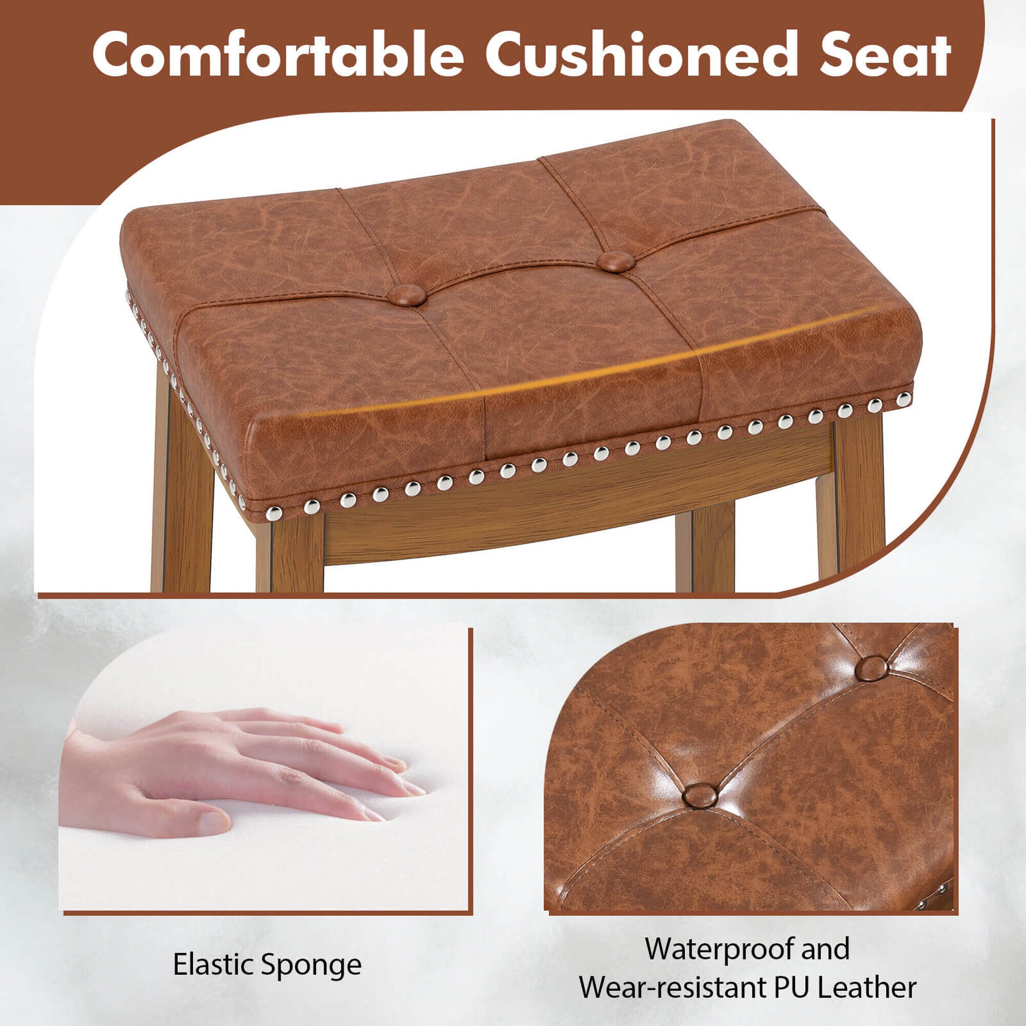 Costway HCST04363 stools - View #3