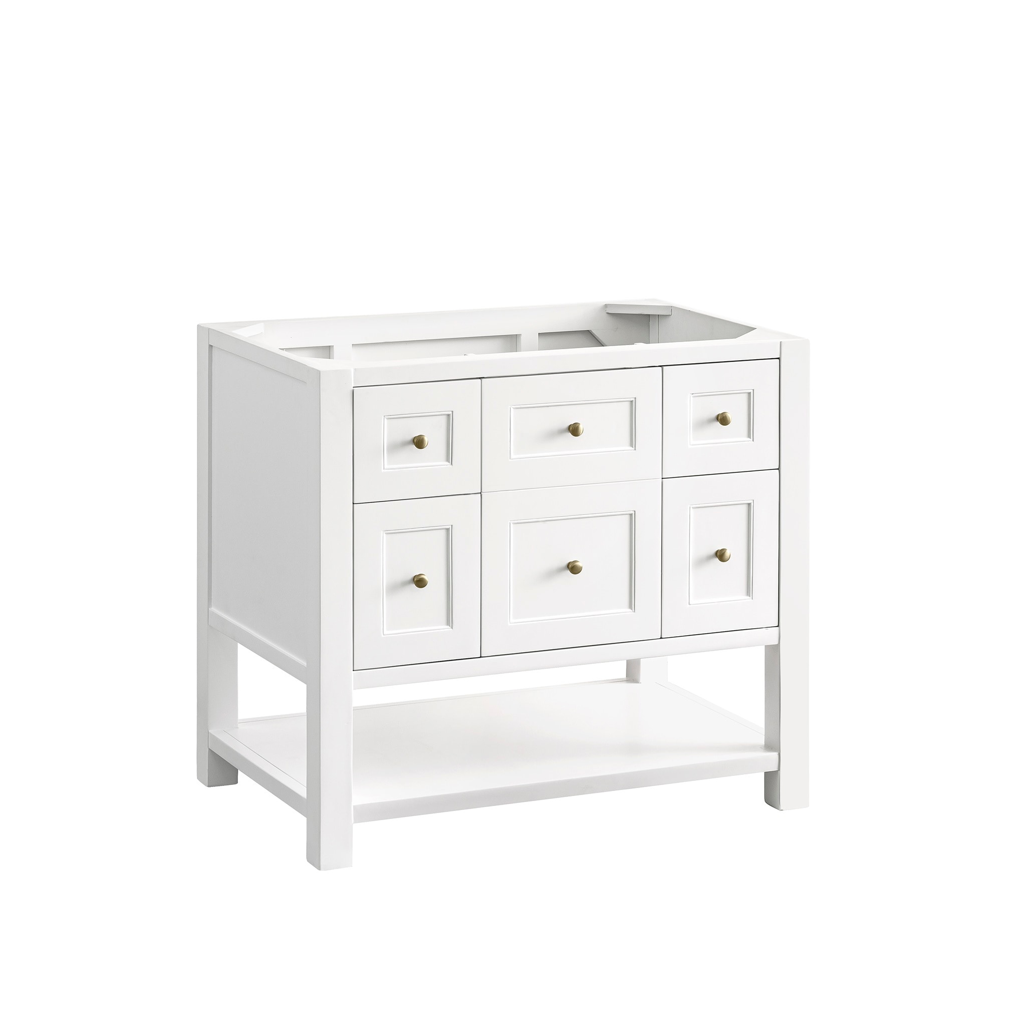 James Martin Vanities 330-V36-BW Breckenridge 36-in Bright White