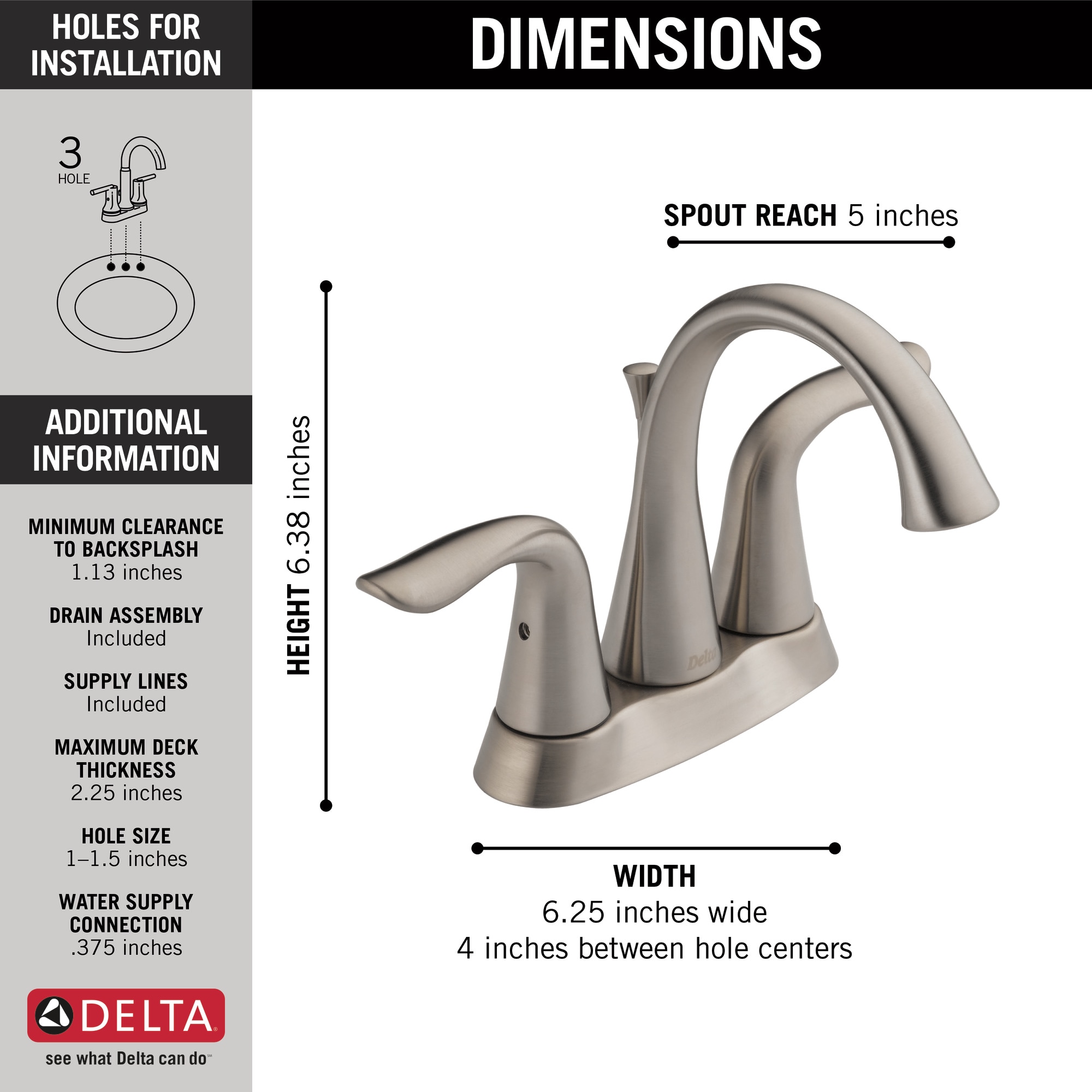 Delta 2538-SSMPU-DST Lavatory-Faucets - View #11