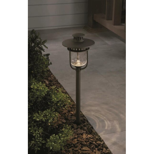 Portfolio 2-Watt Specialty Textured Bronze Low Voltage LED Path Light Portfolio 2-Watt Specialty Textured Bronze Low Voltage LED Path Light