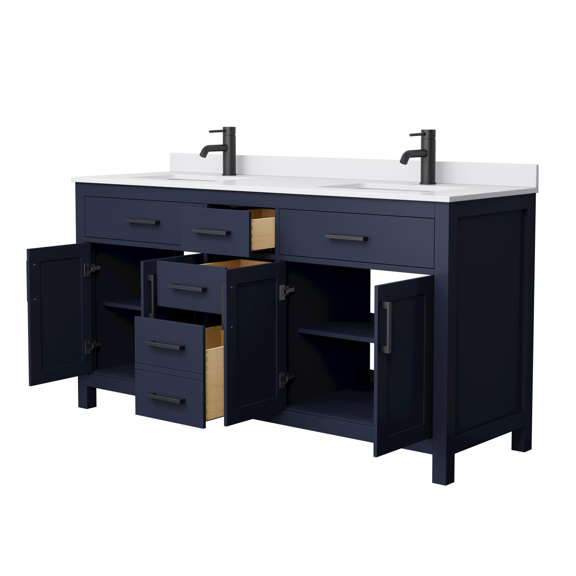 Wyndham Collection WCG242466DBBWCUNSMXX Bath-Vanity-Combo - View #3