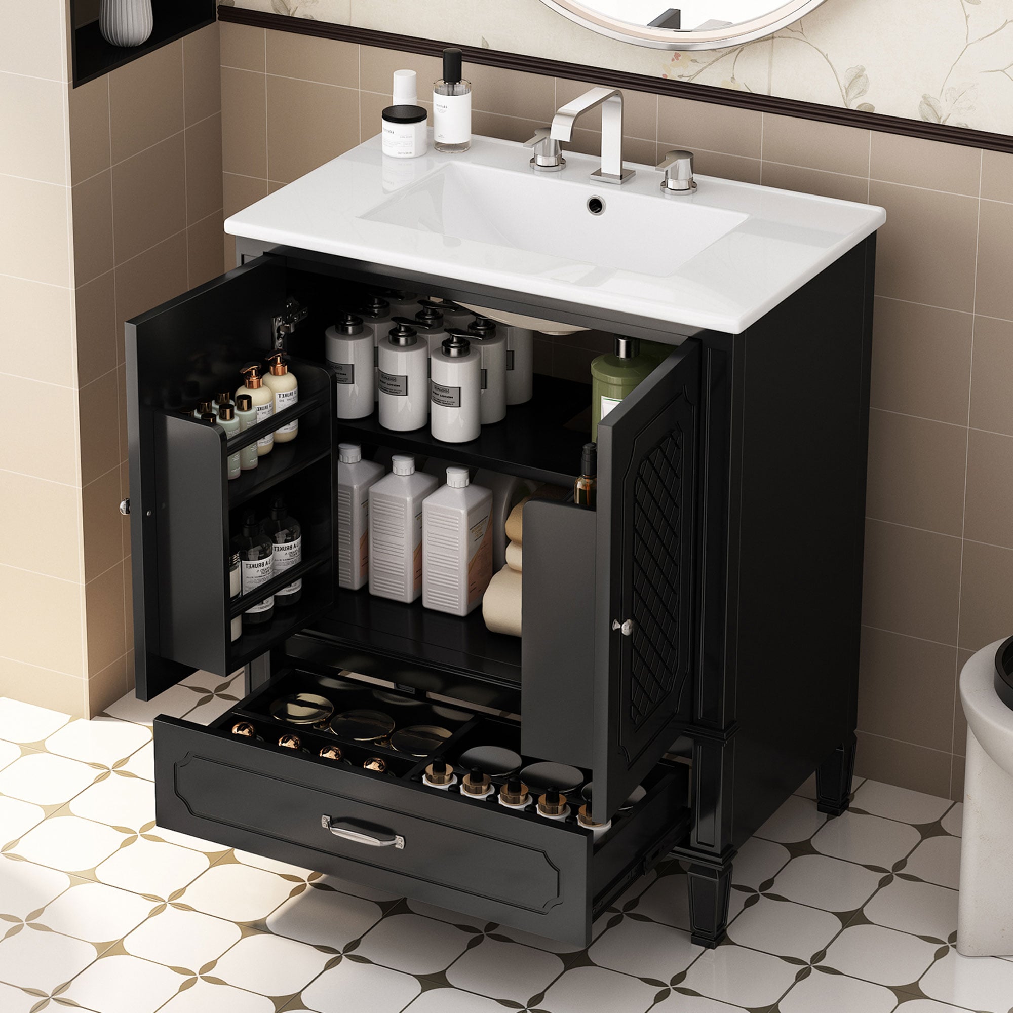 WELLFOR GIZQCS35P06 Bath-Vanity-Combo - View #2