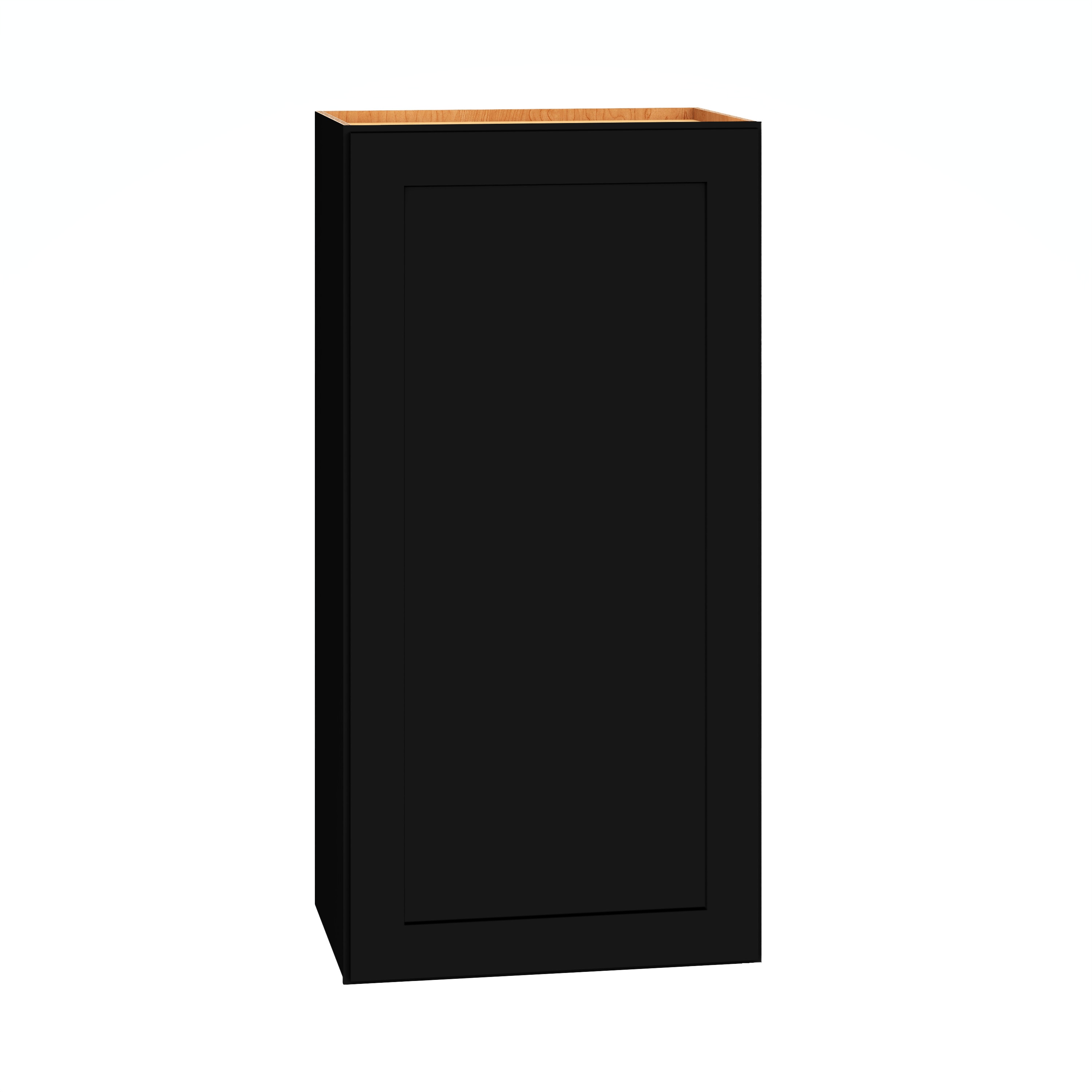 Diamond Express 61I-W1836R Jamestown 18-in W x 36-in H x 12-in D Black Wall Fully assembled Plywood Cabinet (Recessed Panel Shaker)