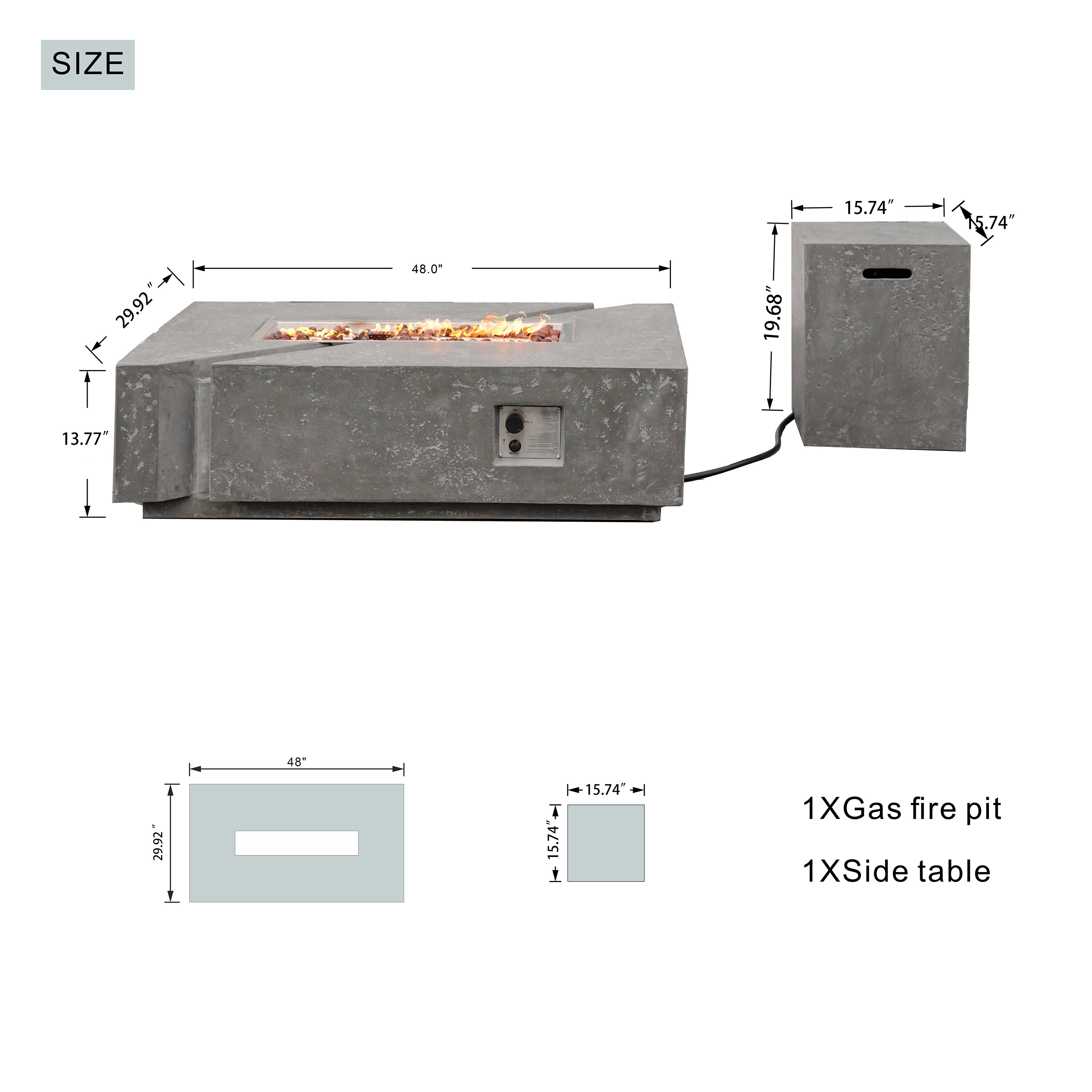 Moda Furnishings MAG-24913G-2335BE Patio-Conversation-Sets - View #12