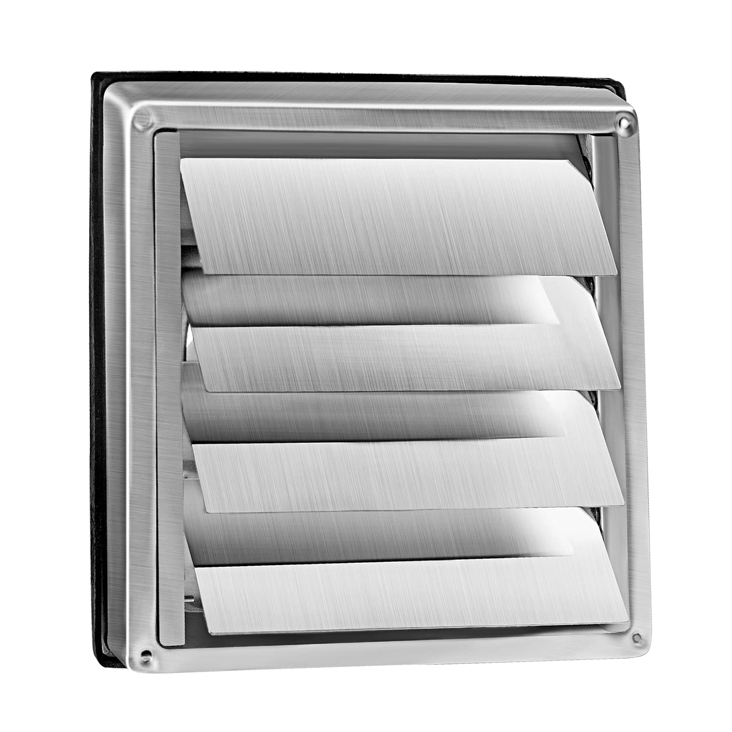 DYRCJ  4 Inch Stainless Steel Dryer Vent Cover Air Vent Gravity Moving Flap Grille for Home Ventilation durable home and garden accessory