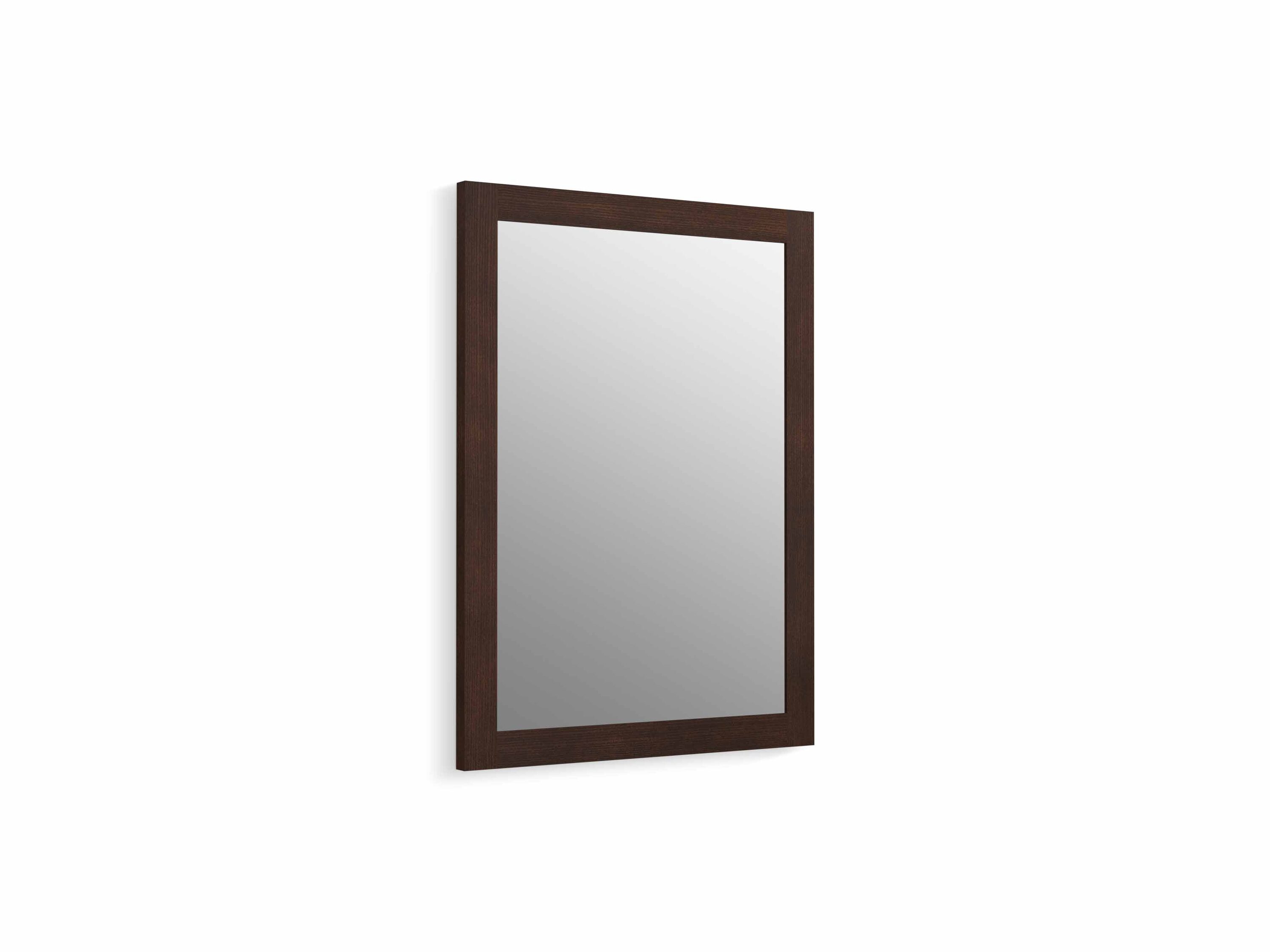 KOHLER Tresham 23.5 in. W x 32 in. H Framed Bathroom Vanity Mirror in Linen White