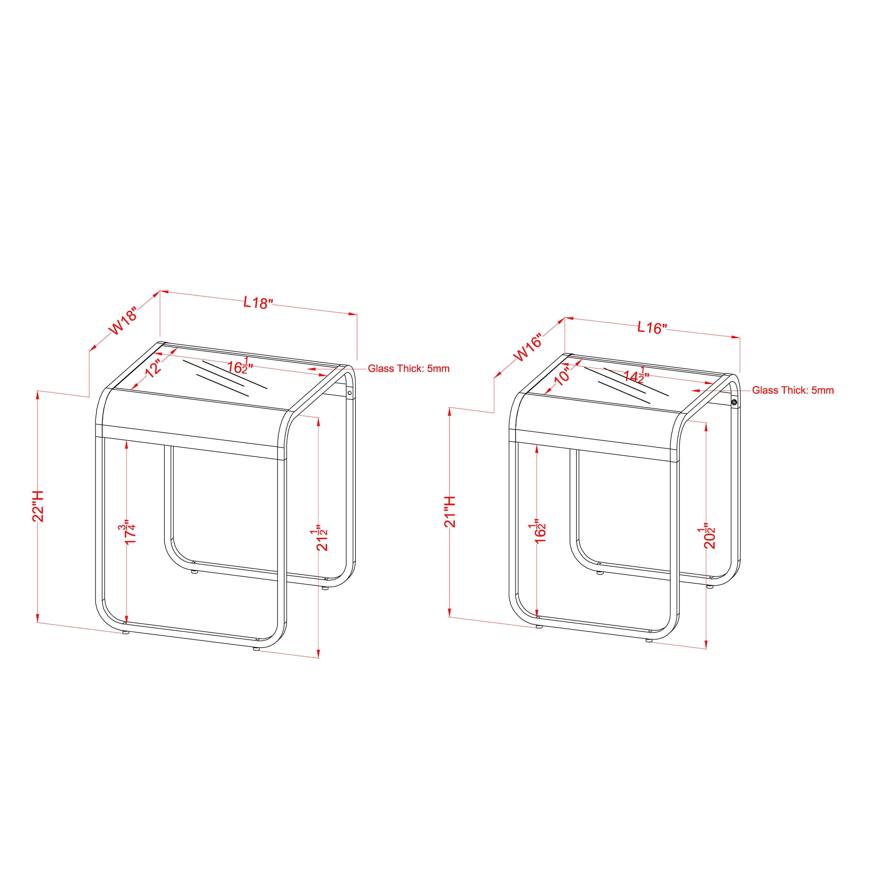 Furniture of America IDF-AC596 End-Tables - View #6