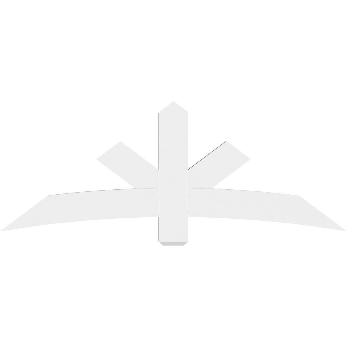 Ekena Millwork GBP072X27X0406ALB00 Exterior-Brackets-Braces - View #2